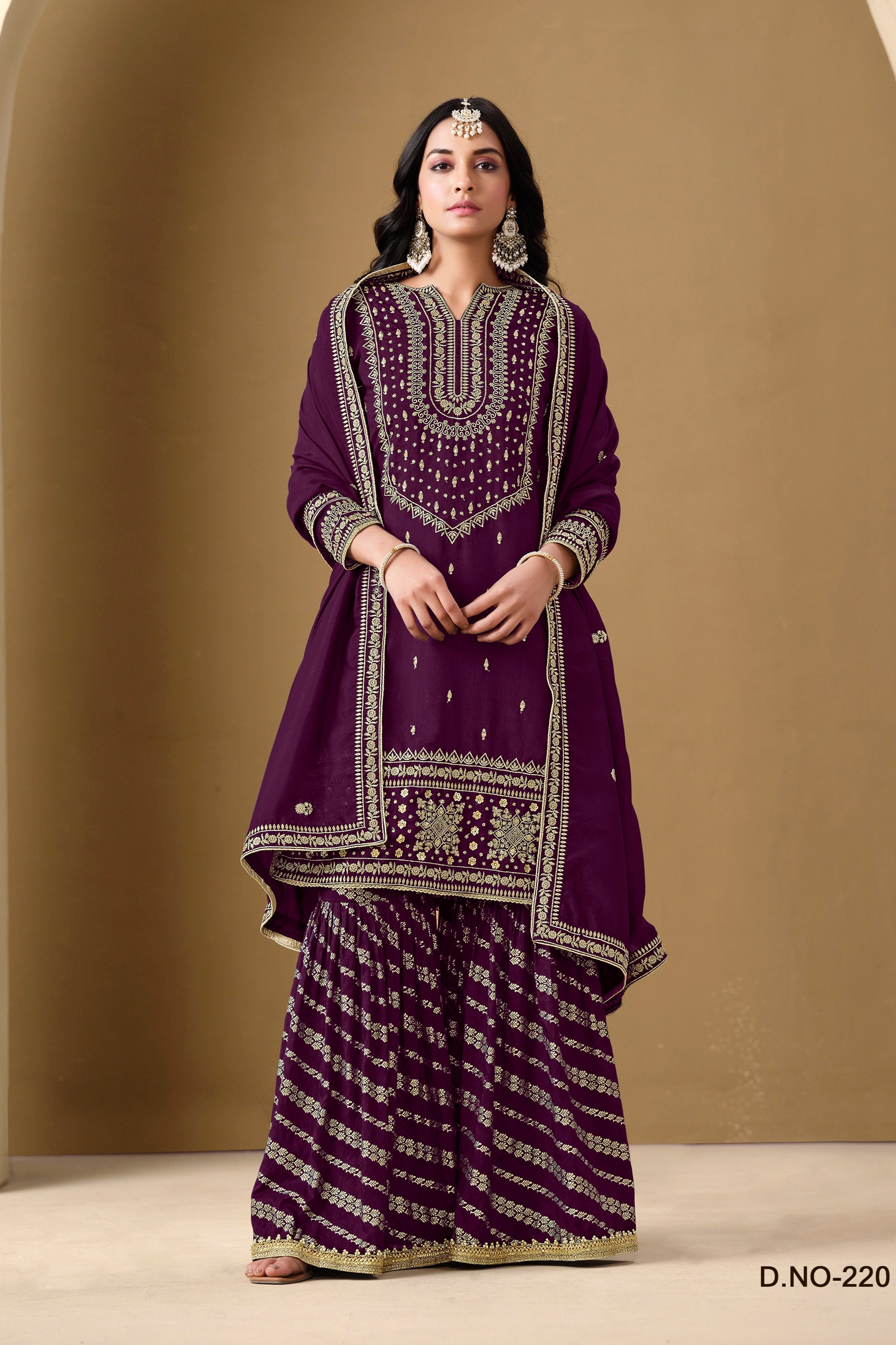 Designer sharara suit EASR0058