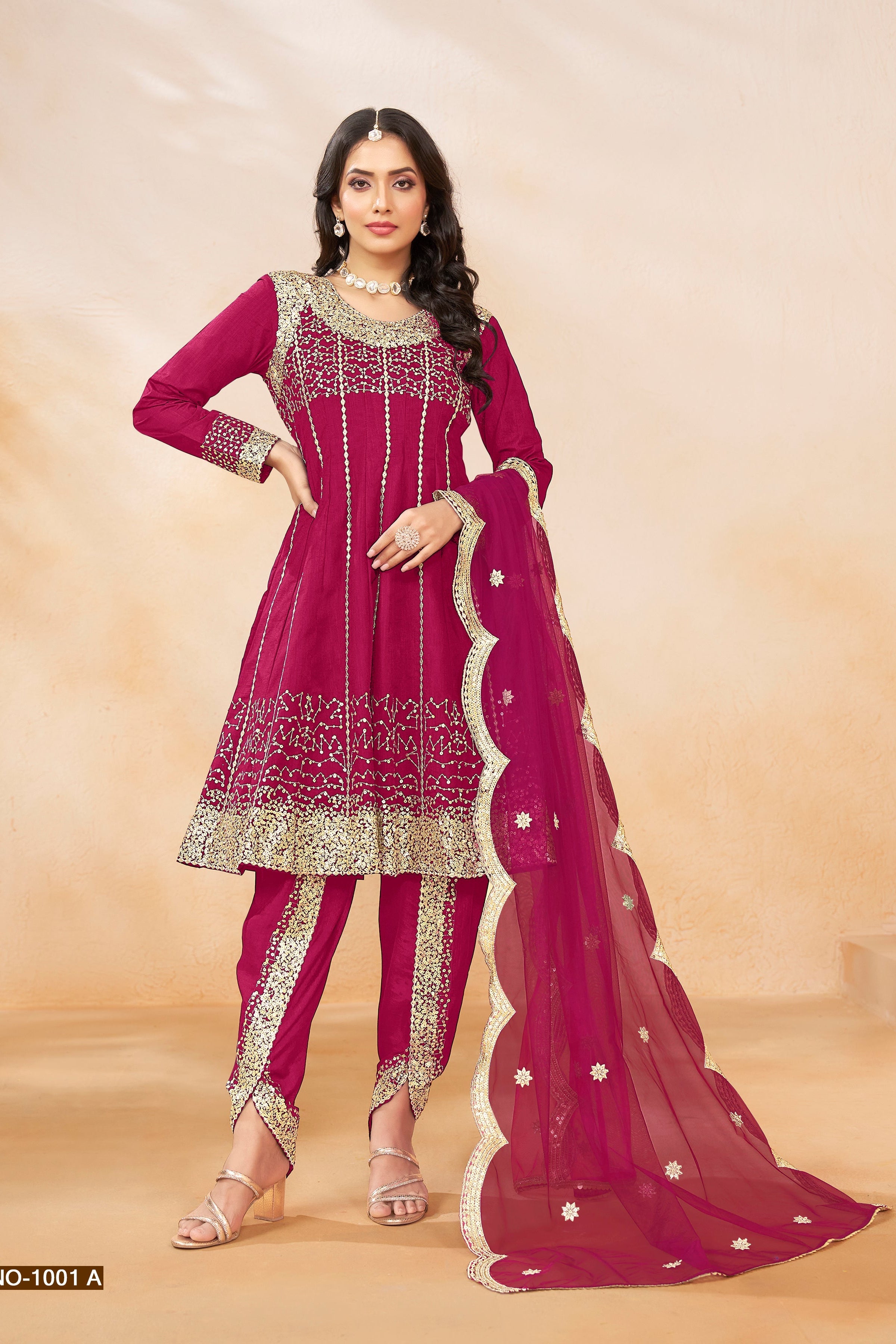 ART SILK FABRIC DESIGNER SUIT EAST0018