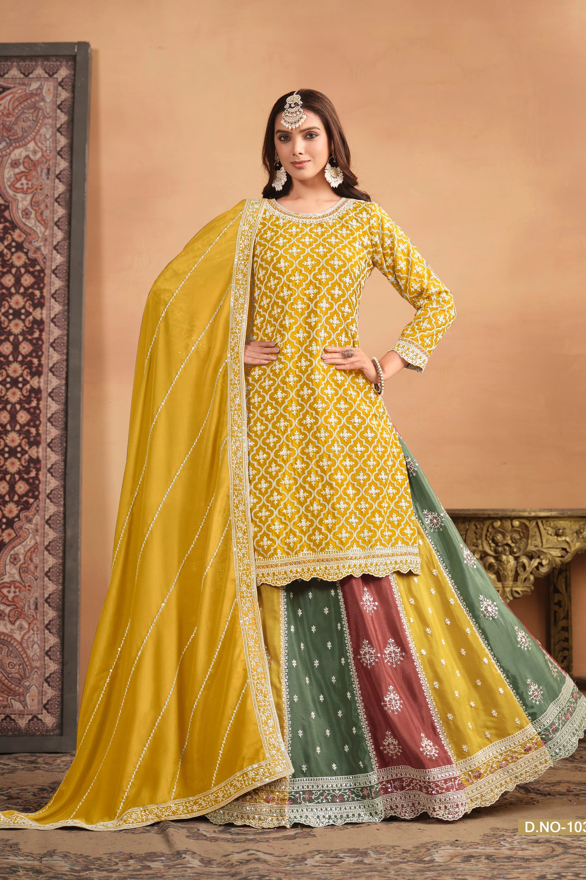 Silken Symphony Lehenga SHARARA EASR0046