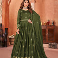 Georgette Glow Silky Gown EAGW0053