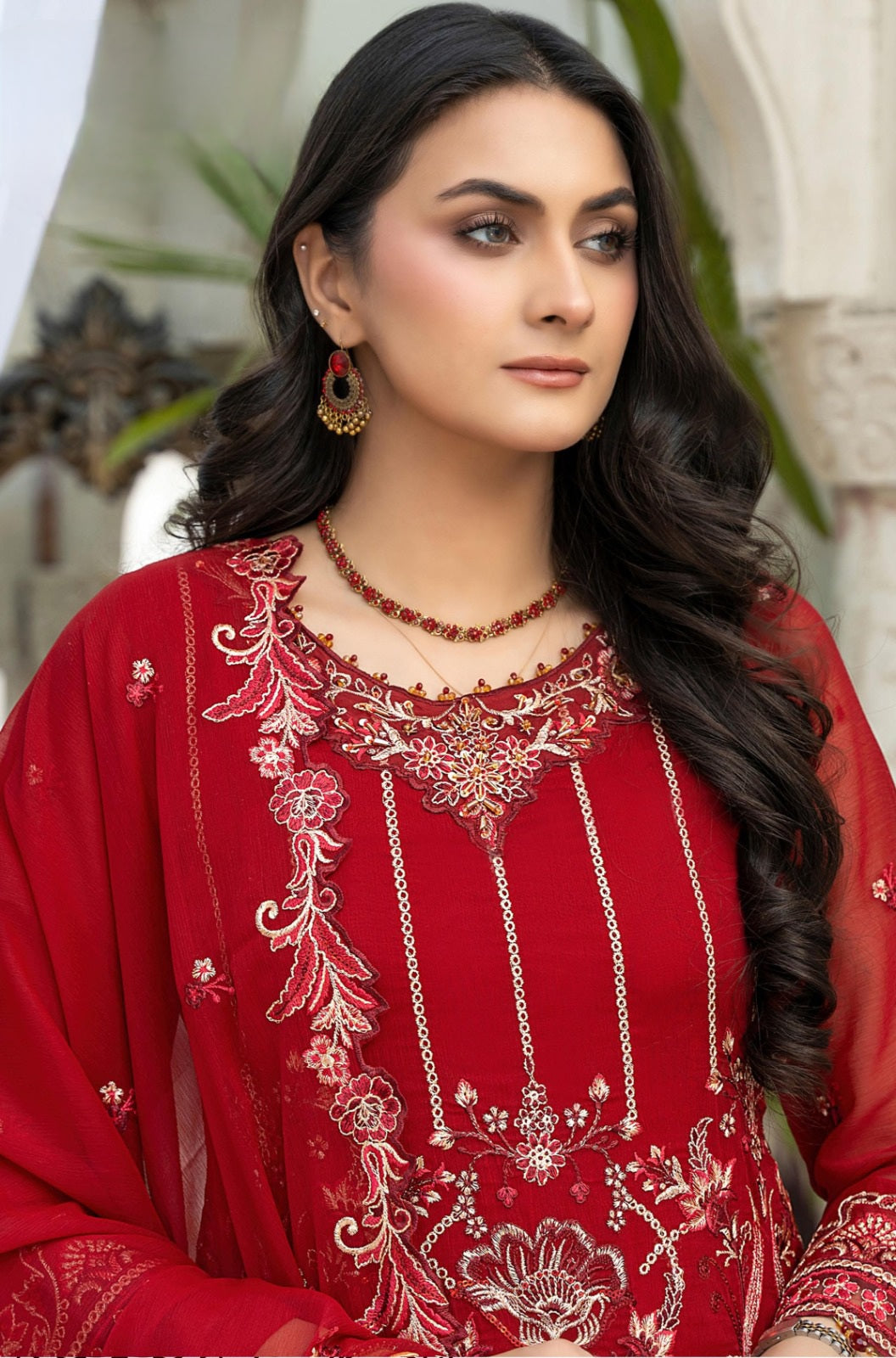 Georgette Glow Ensemble PAKISTANI SUITS LXPK0045