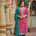 Heavy Embroidered Chinon Suit EAST0008