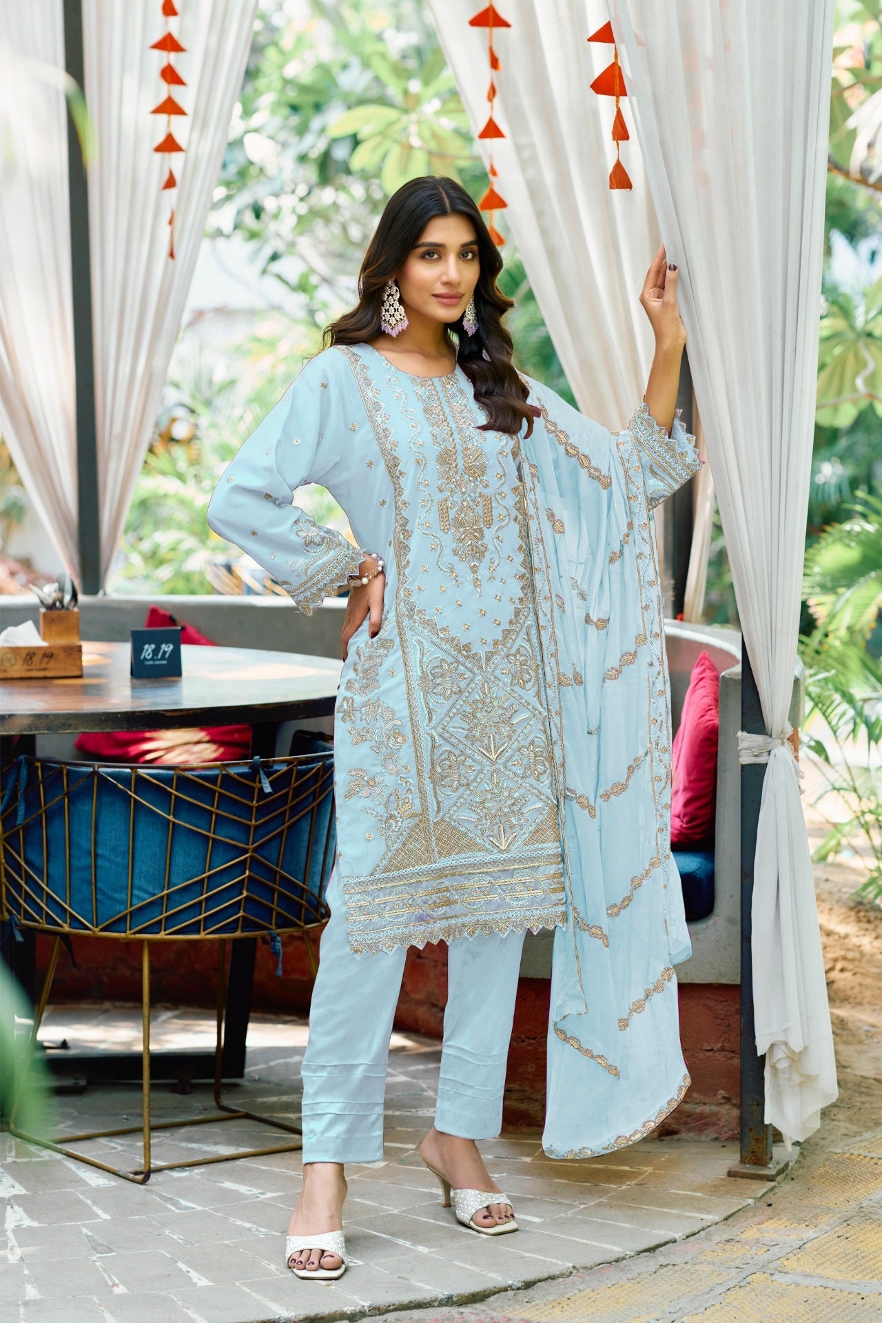 Moonlit Bloom Suit Pakistani Suit LXPK0049