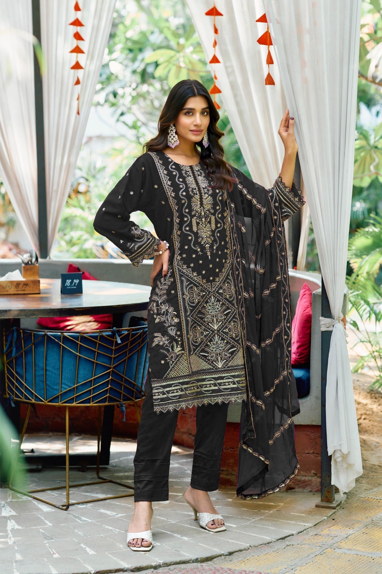 Moonlit Bloom Suit Pakistani Suit LXPK0049