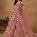 Satin Mist Floral design gown EAGW0065