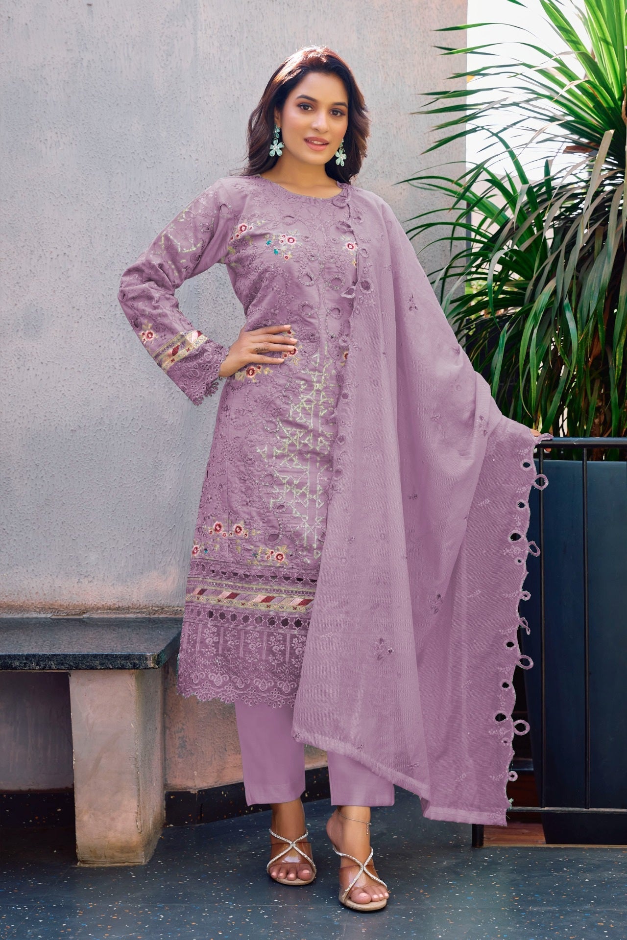 VISCOS FABRIC DESIGNER PAKISTANI SUIT EAPK0065