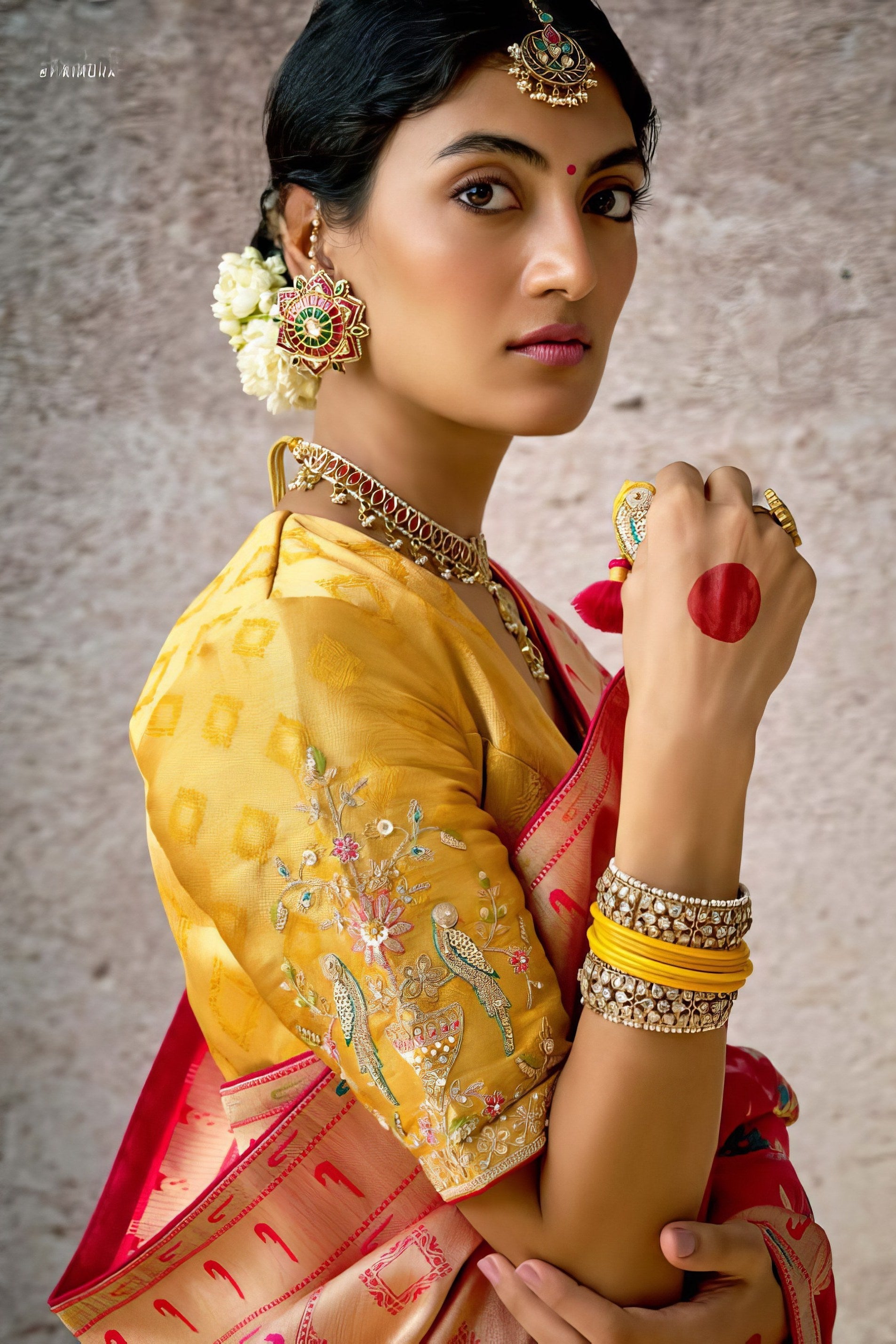 Kora Banarasi Art Silk Saree LXSE0047