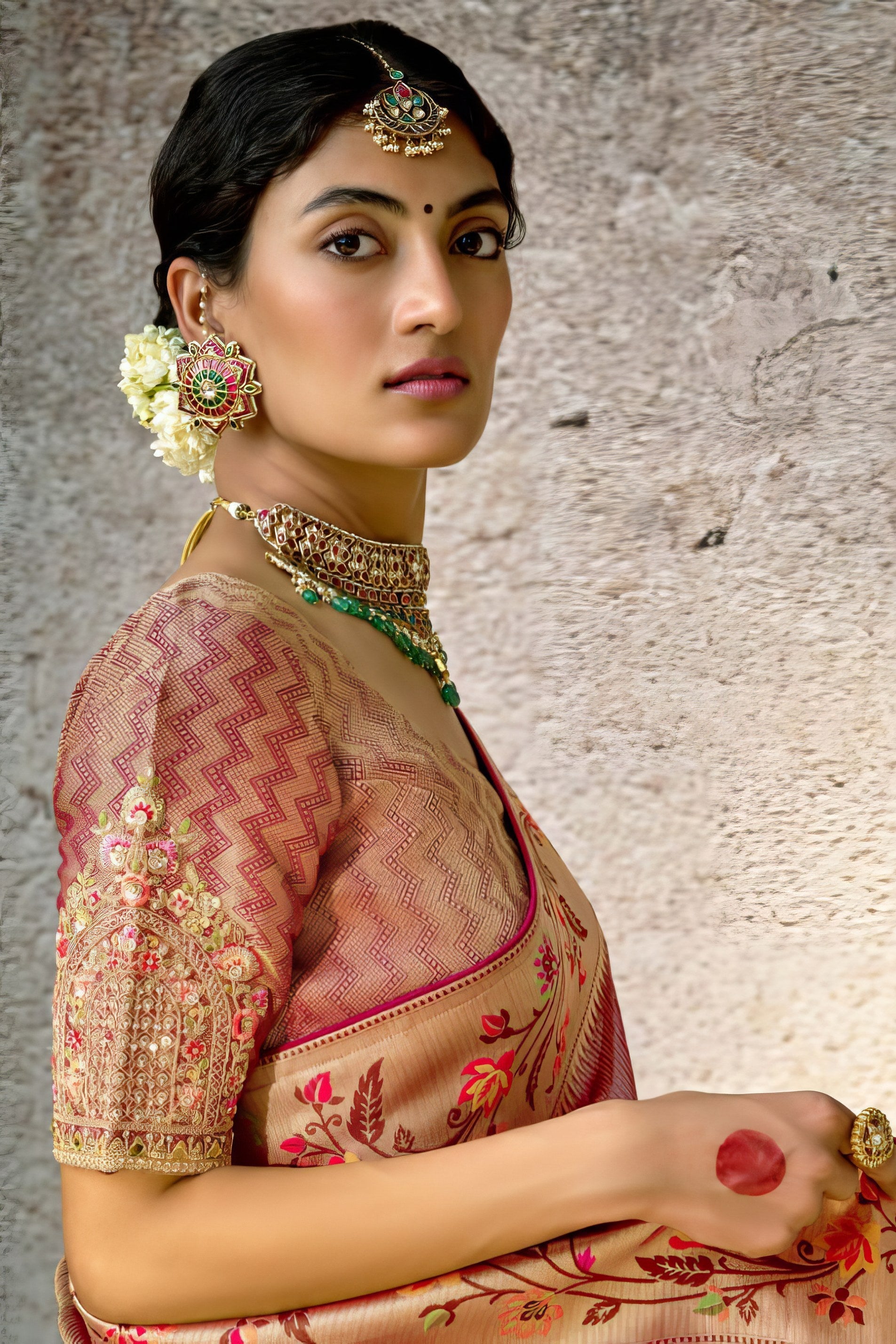 Kora Banarasi Art Silk Saree LXSE00055