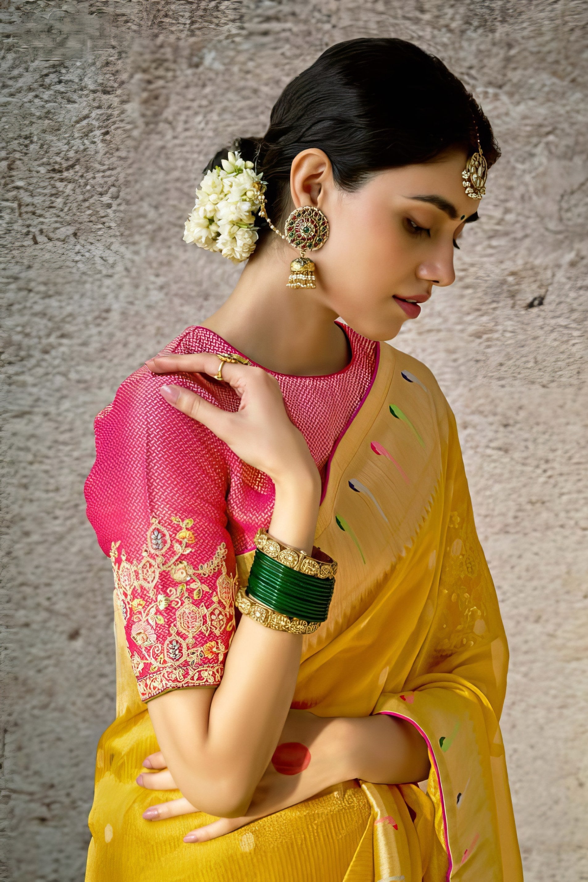 Kora Banarasi Art Silk Saree LXSE0049