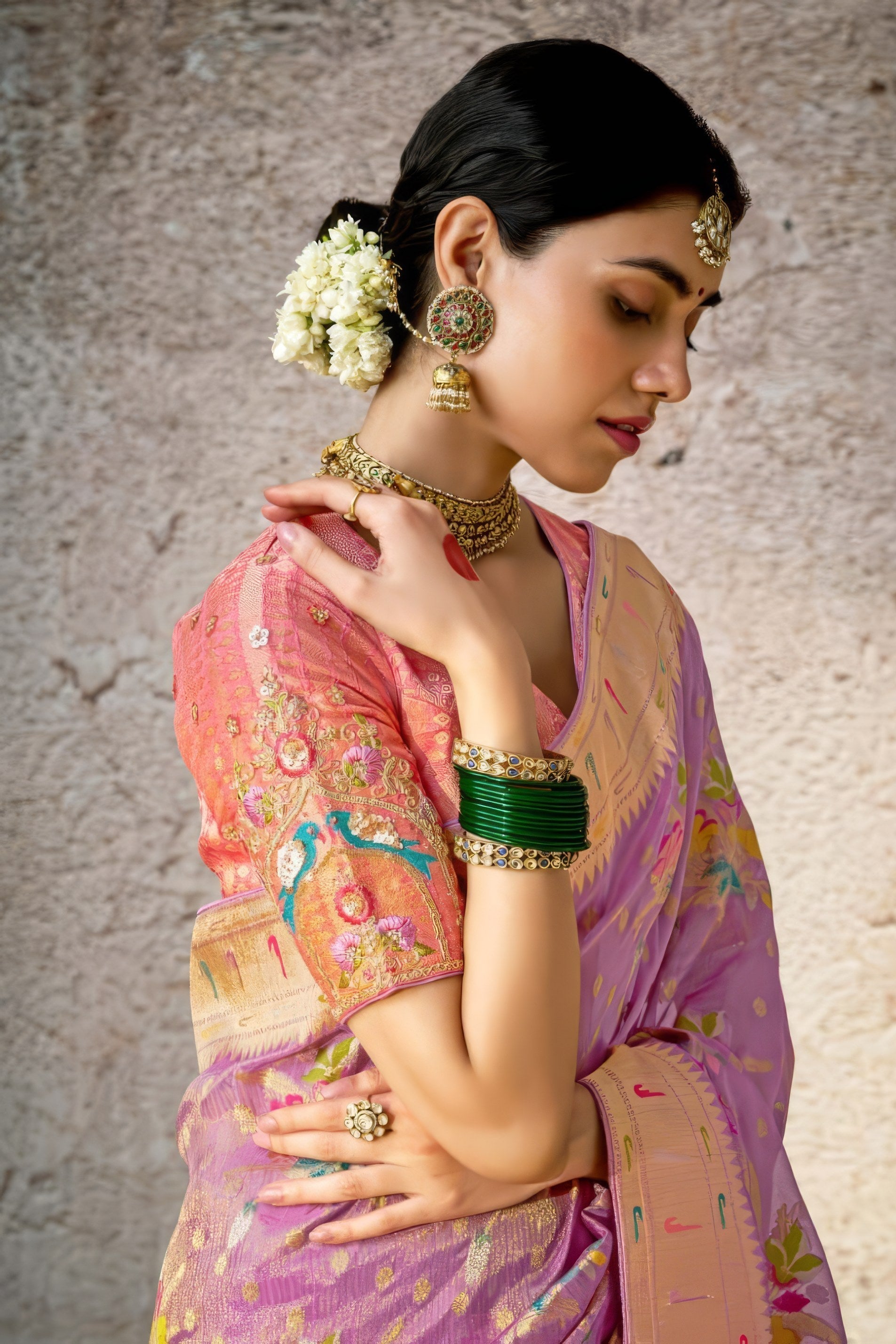 Kora Banarasi Art Silk Saree LXSE00053