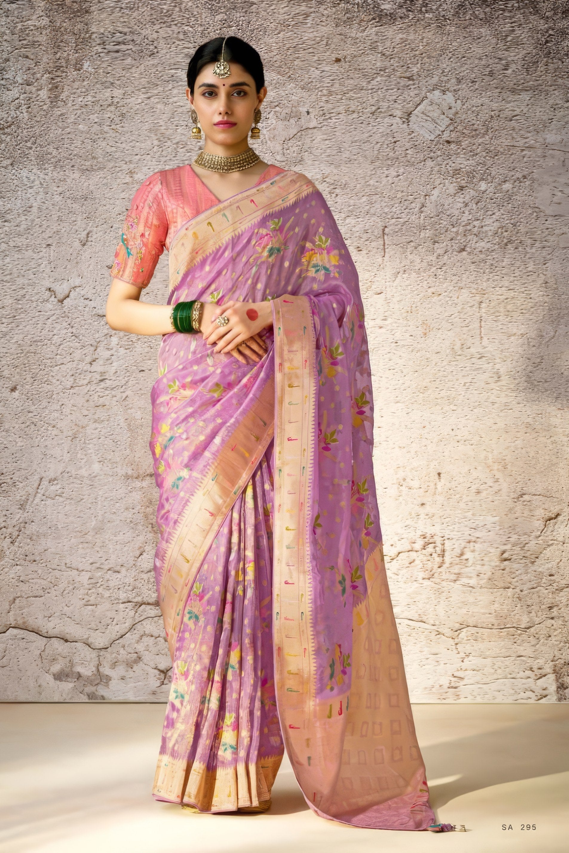Kora Banarasi Art Silk Saree LXSE00053