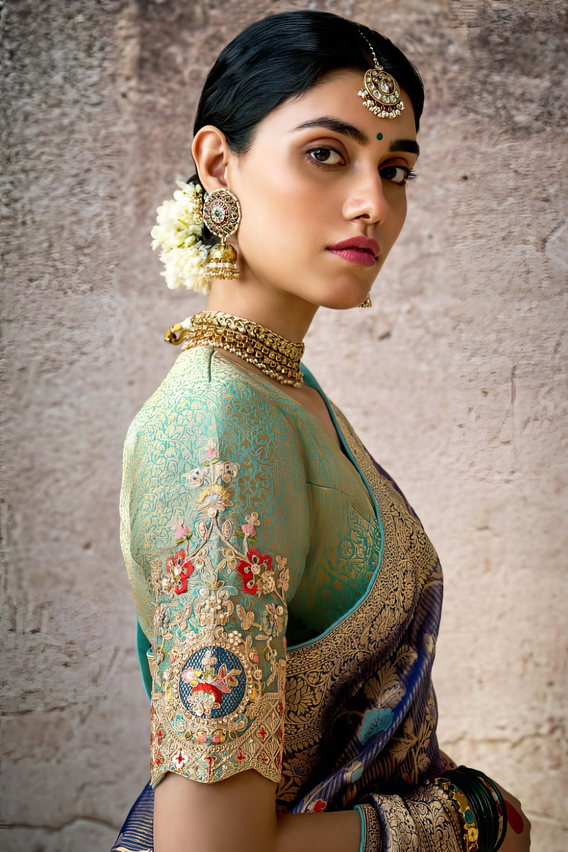 Kora Banarasi Art Silk Saree LXSE00054