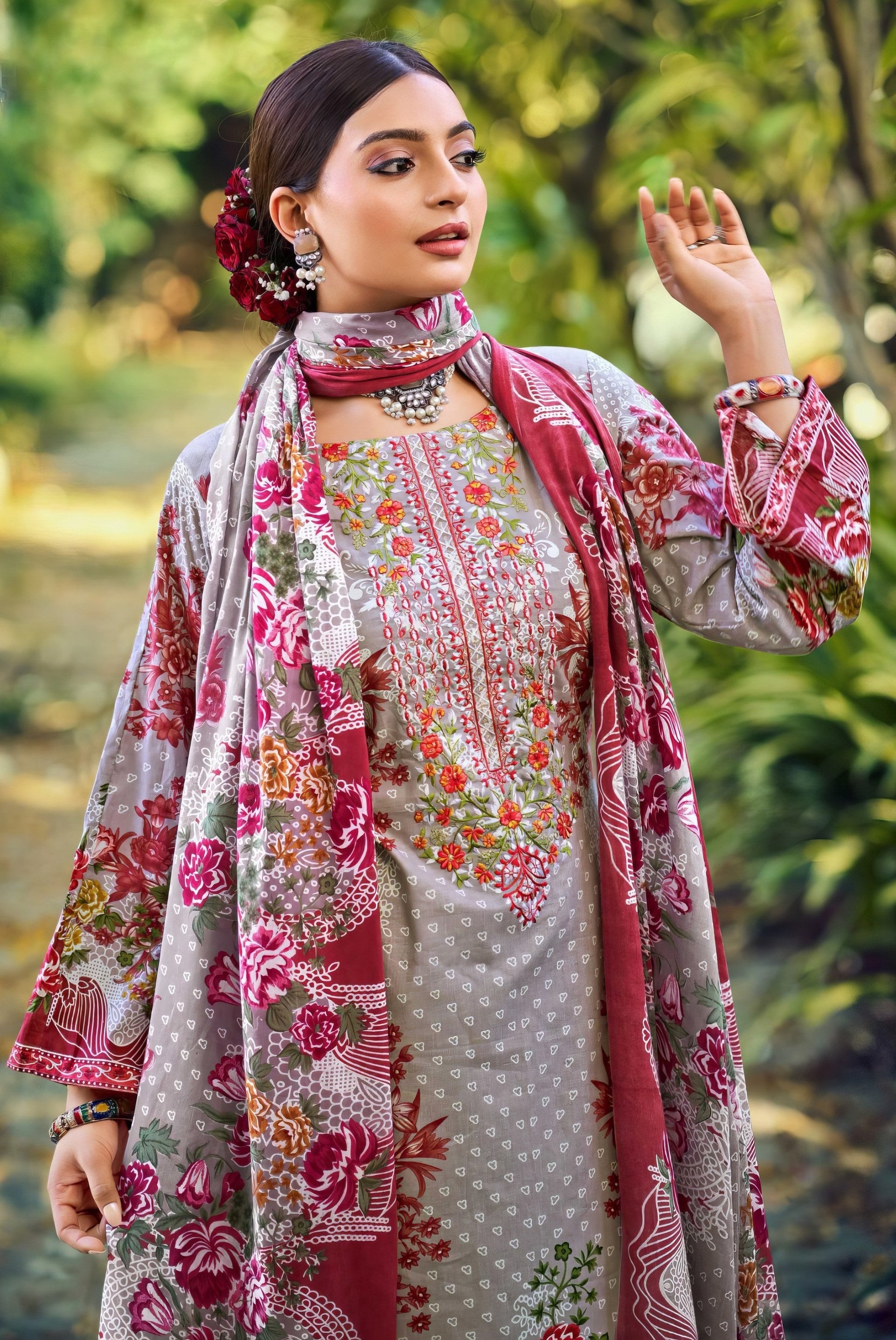 Aarvi Cotton Charming Suit EAST0040