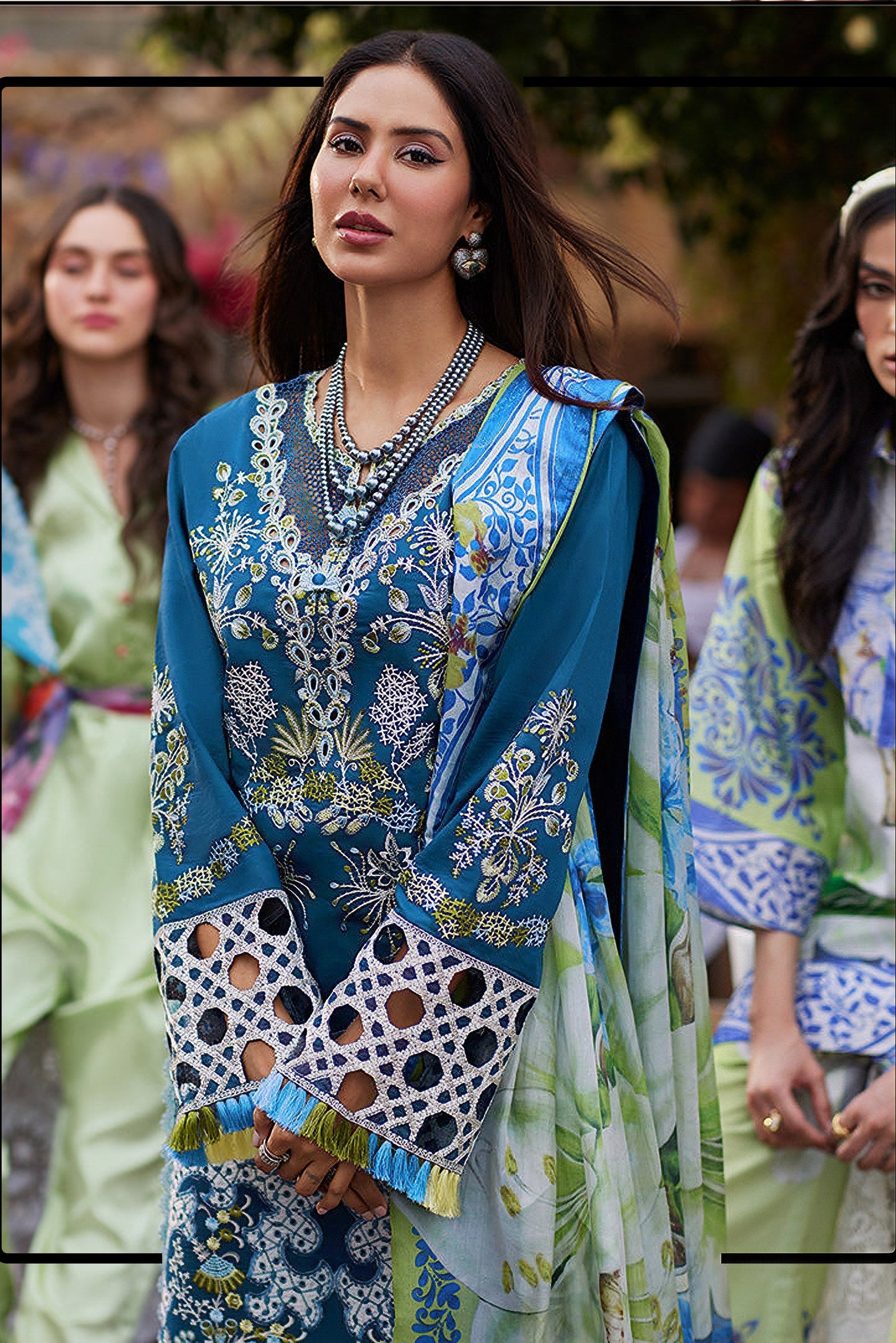Rustic Grace Embroidered Pakistani suit LXPK0015