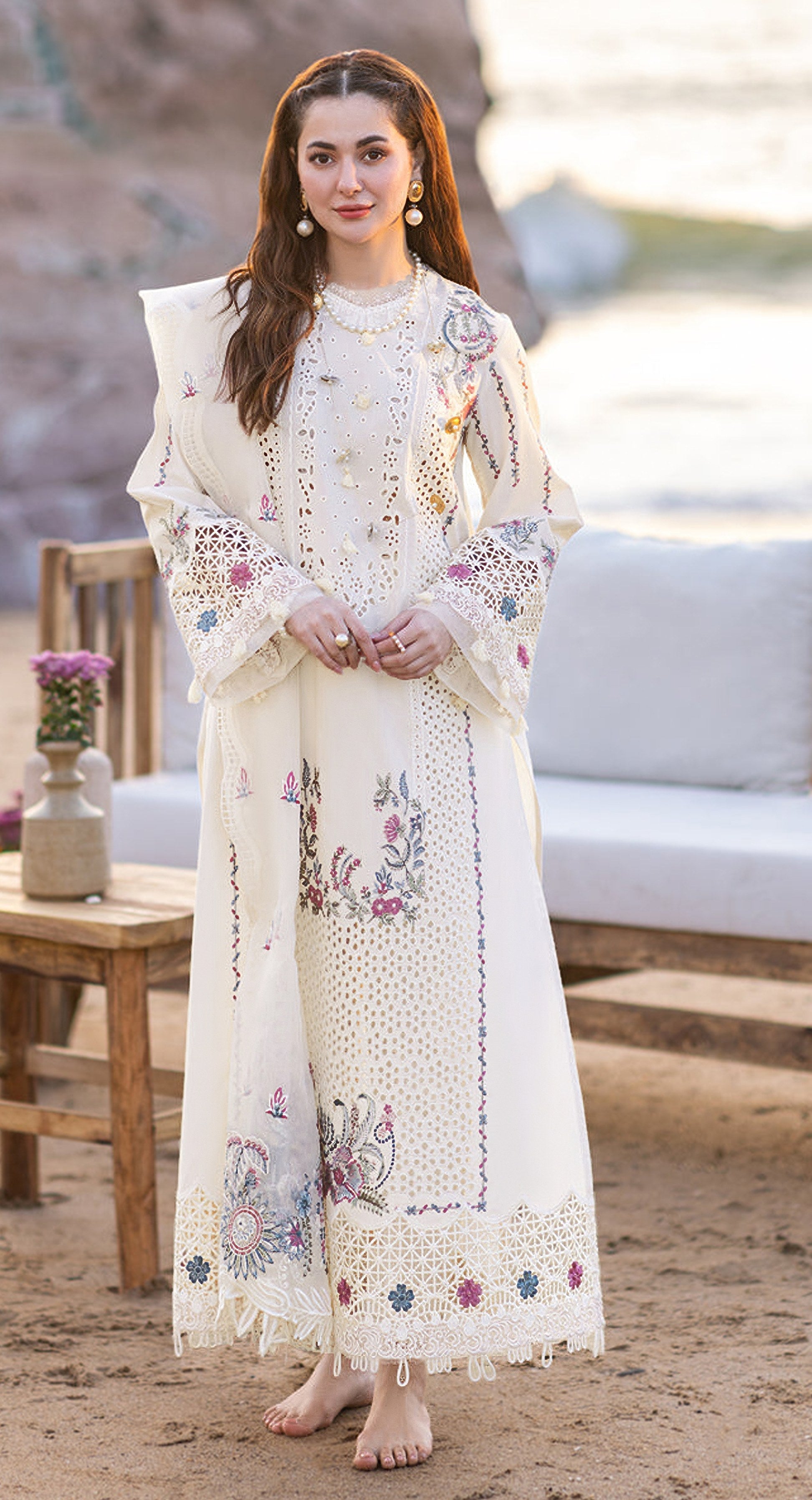 Cotton Haven Embroidered Pakistani suit LXPK0017