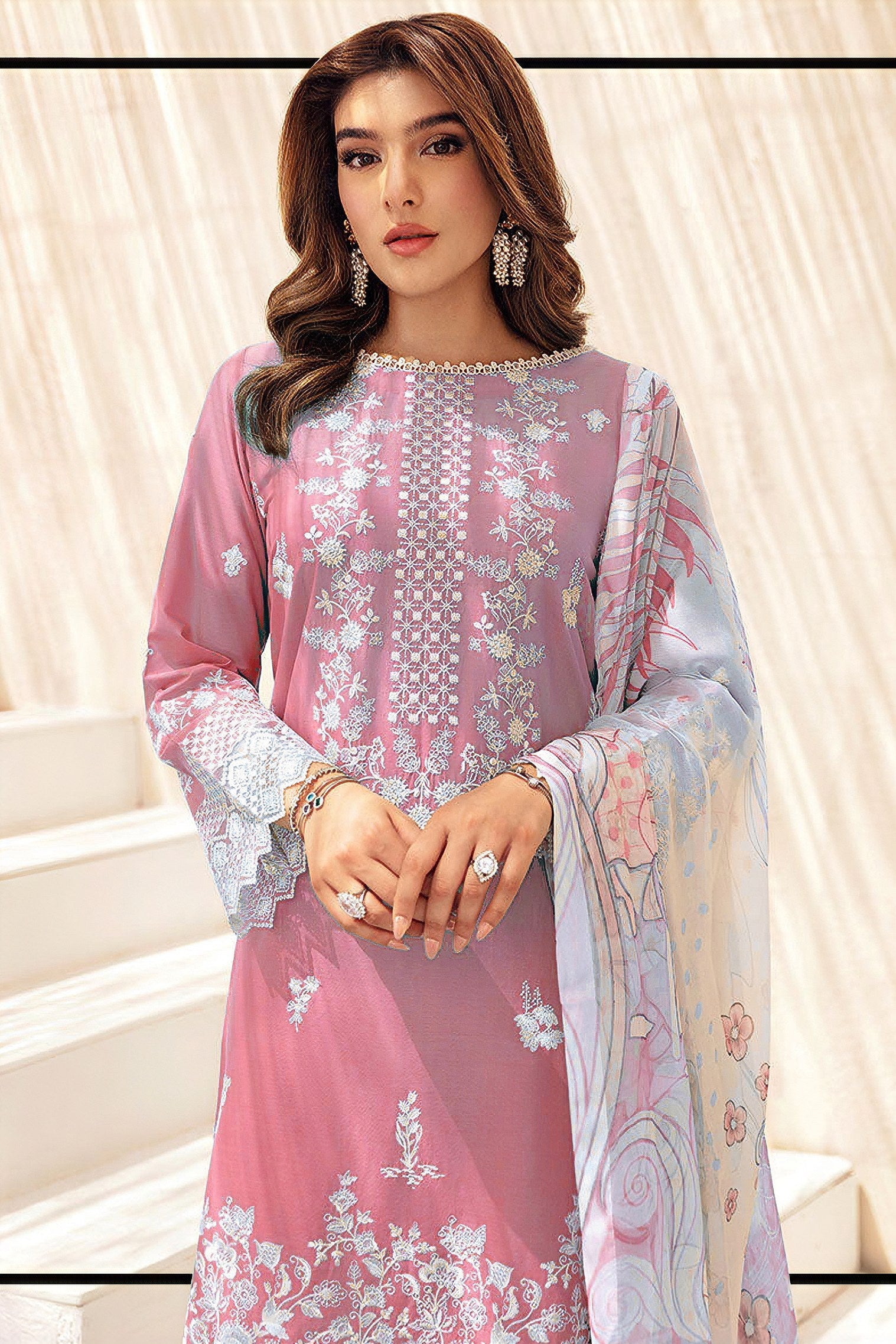 Cotton Lane Embroidered Pakistani suit LXPK0022