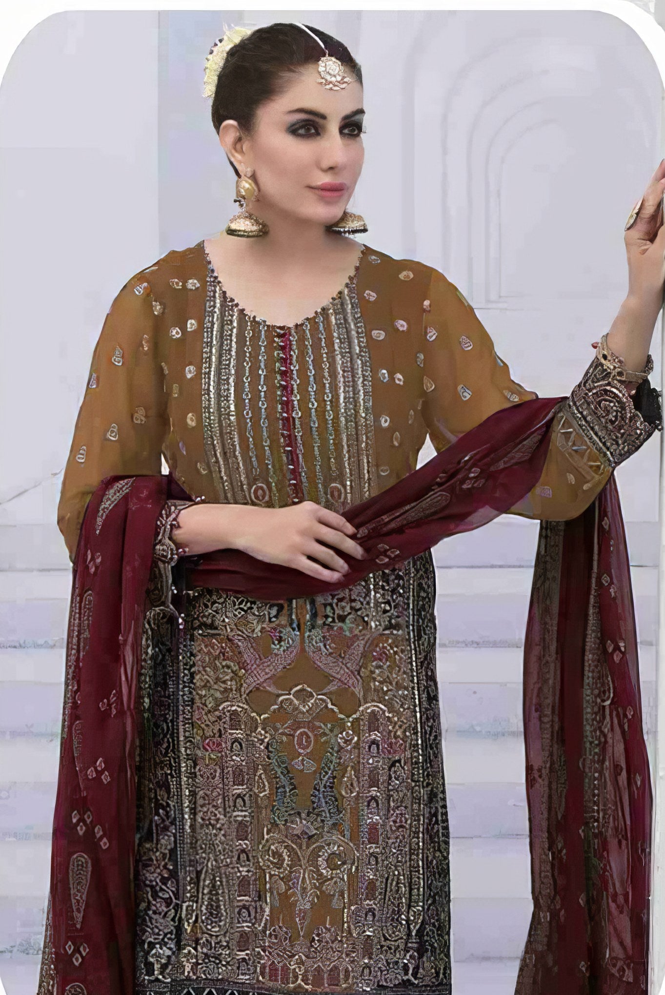 Ember Grace Embroidered Pakistani suit LXPK0012
