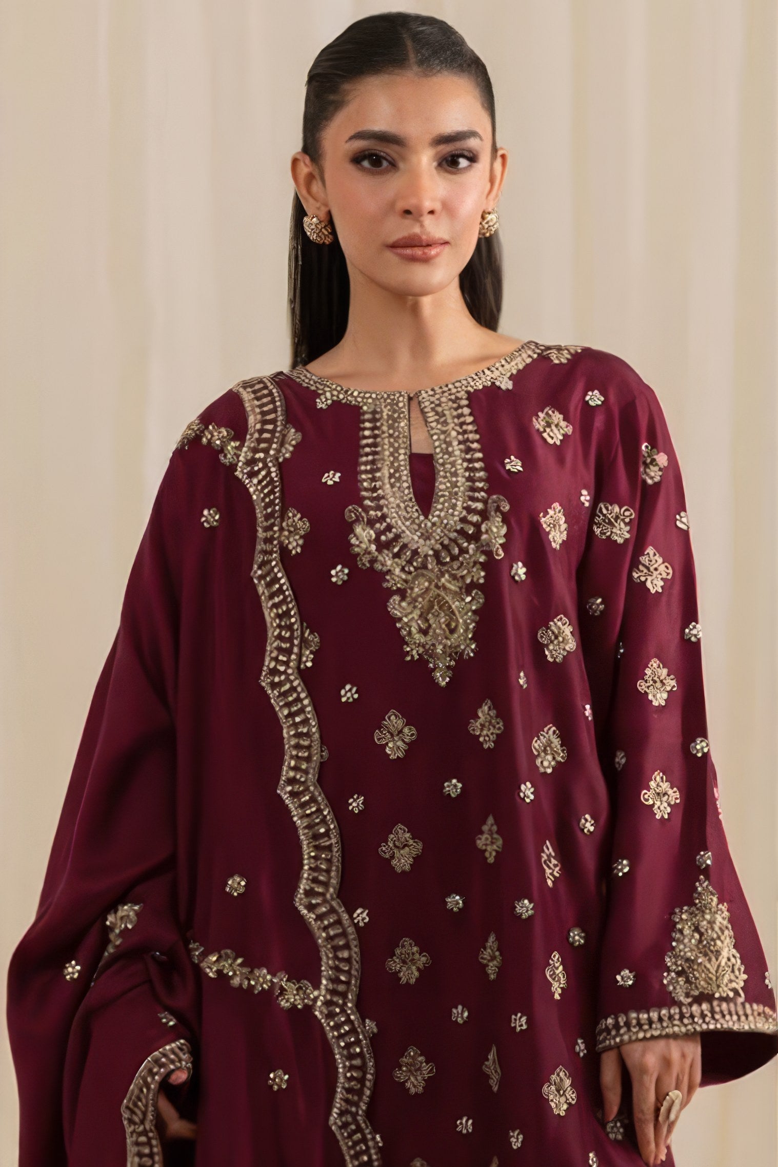 Chinon Charm Embroidered Pakistani suit LXPK0027