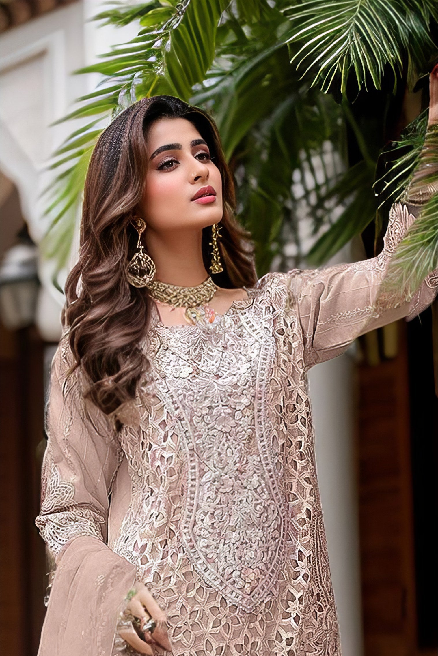 Grace Etched Embroidered Pakistani suit LXPK0030