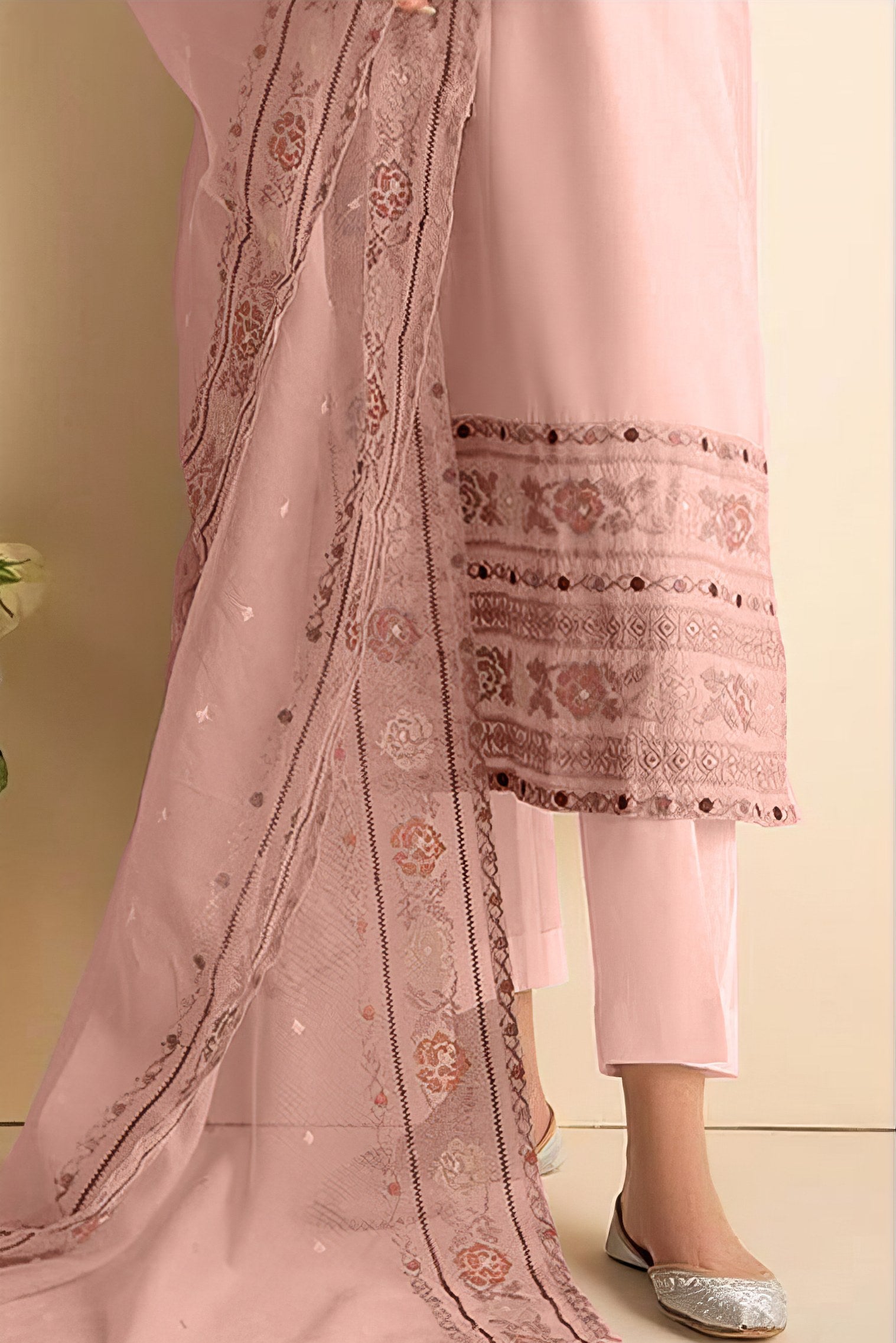 ViscoS Silk With Embroidered Pakistani suit LXPK0024