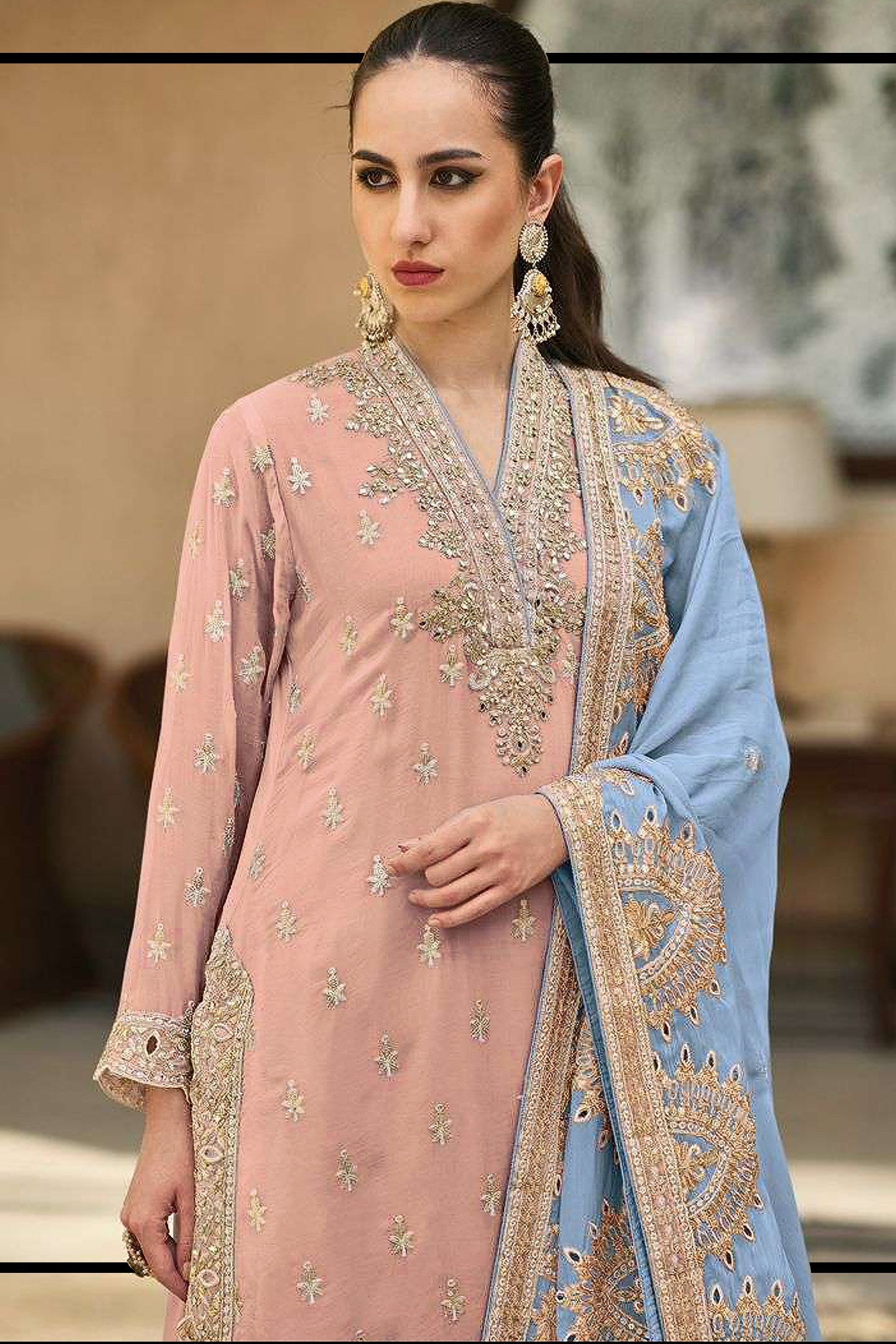 Ethereal Flow Chiffon Fab Pakistani suit LXPK0025