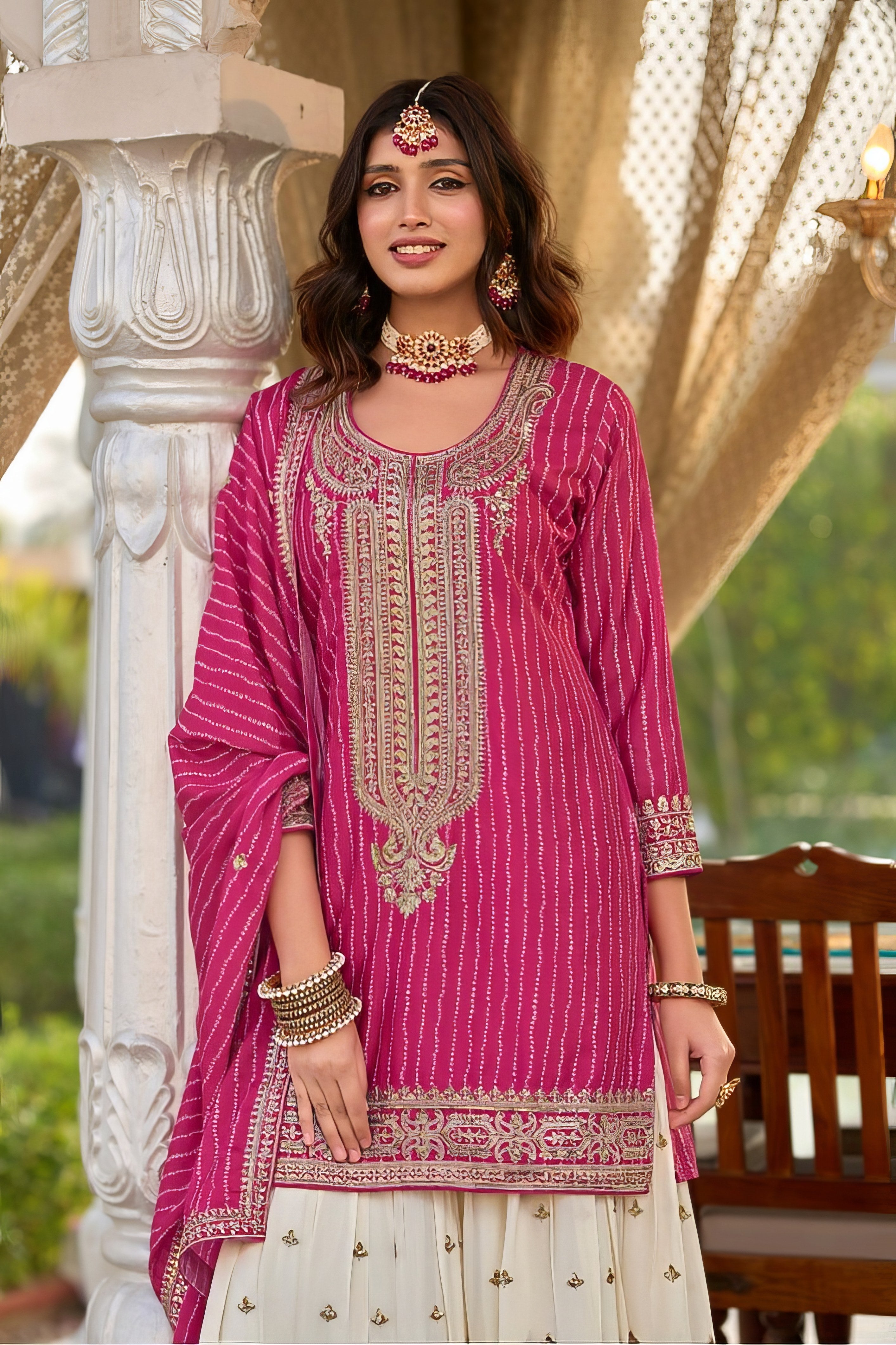 Chinon Charm Premium Sharara LXSR0078