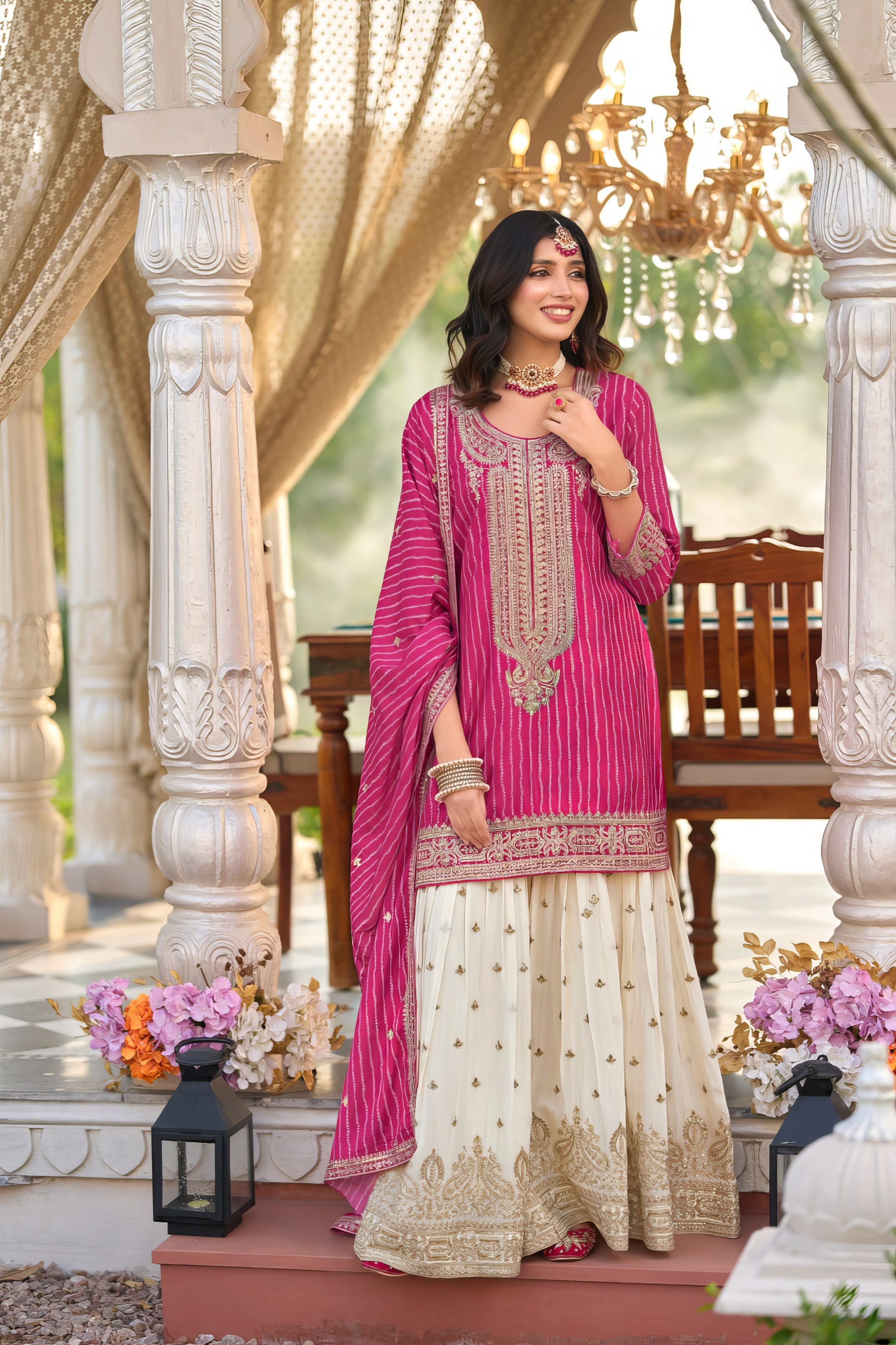 Chinon Charm Premium Sharara LXSR0078