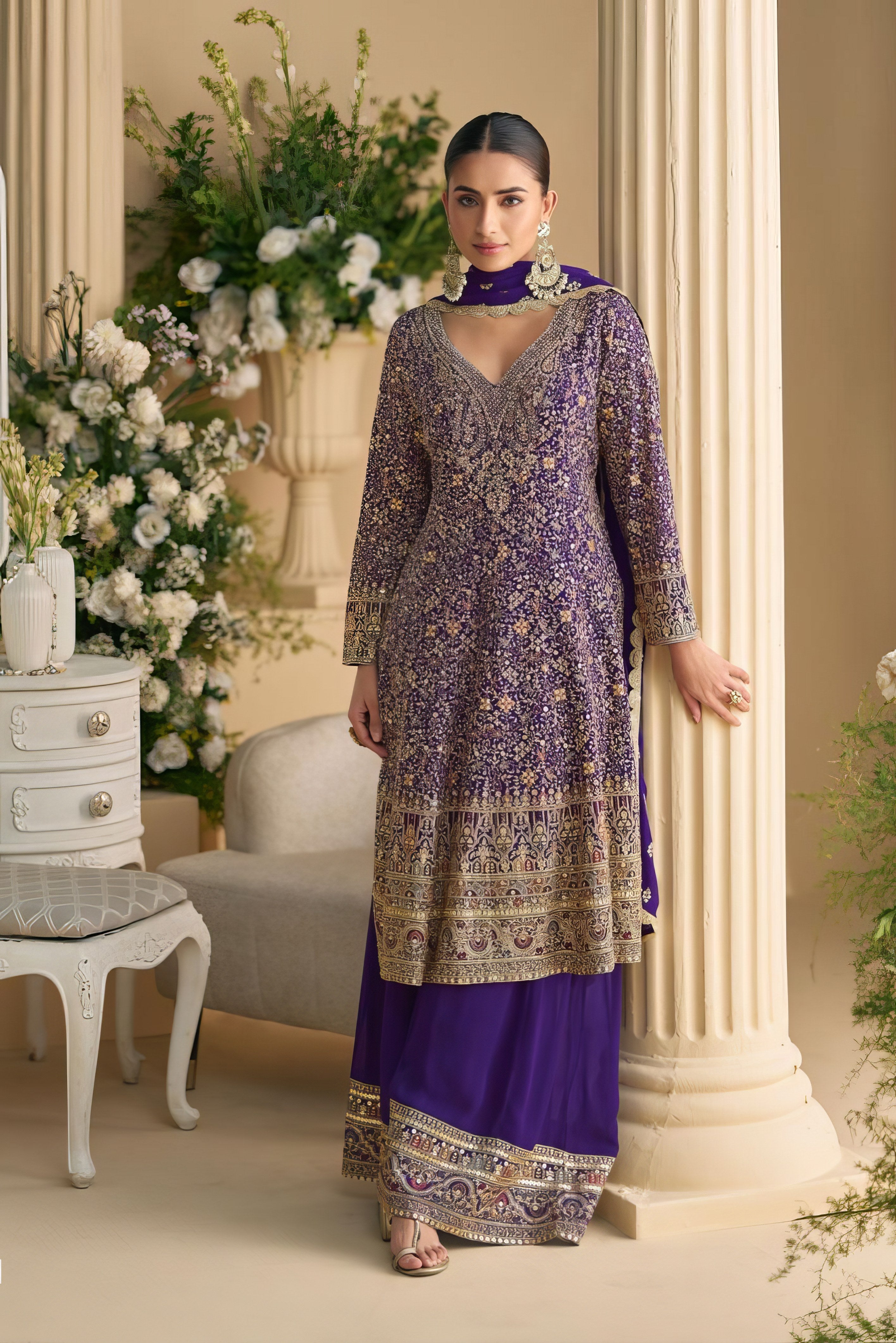 Siroza Elegance Designer Sharara LXSR0054