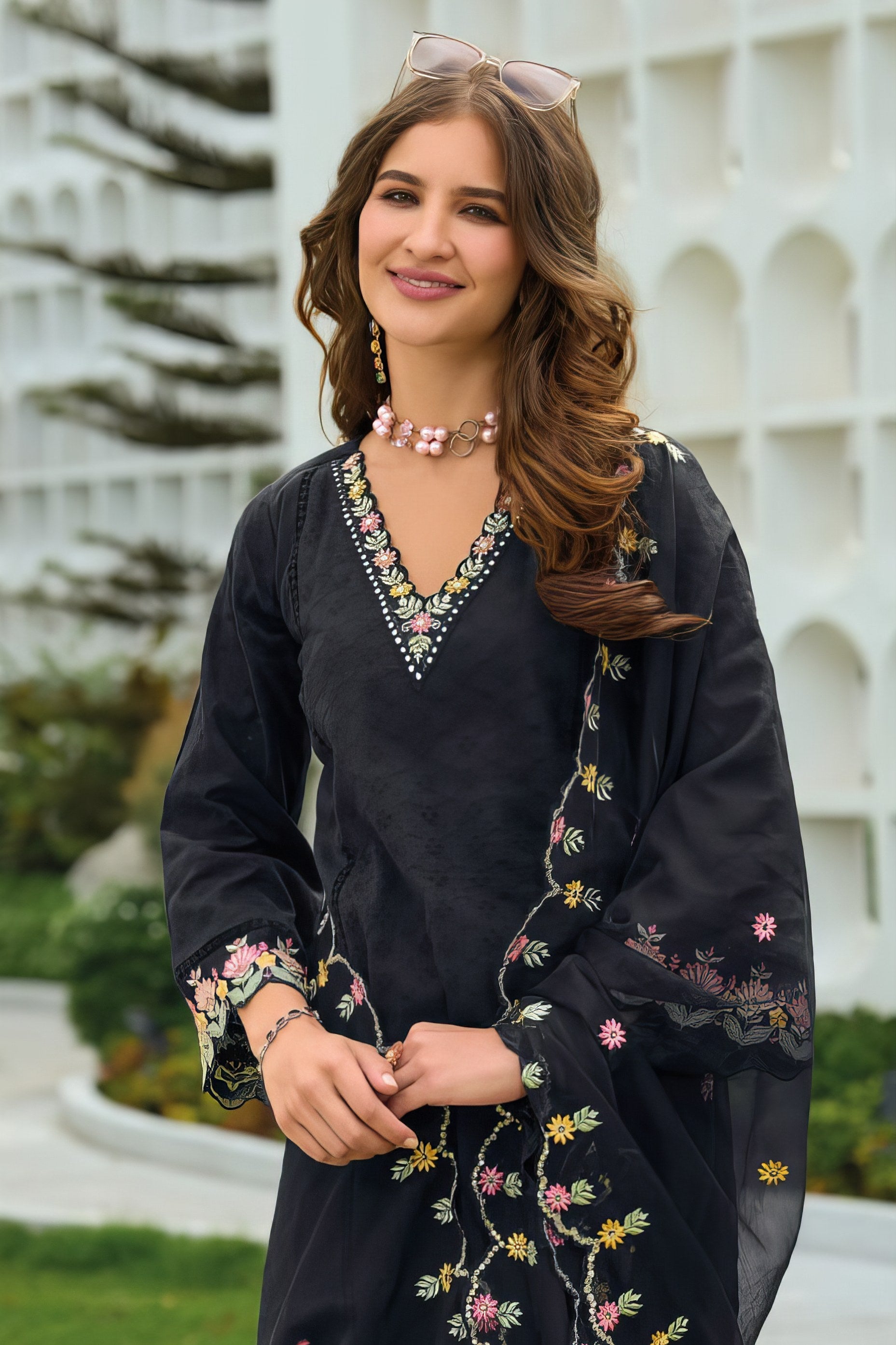 Aayat Bloom Pure Cotton Pakistani suit LXPK0005