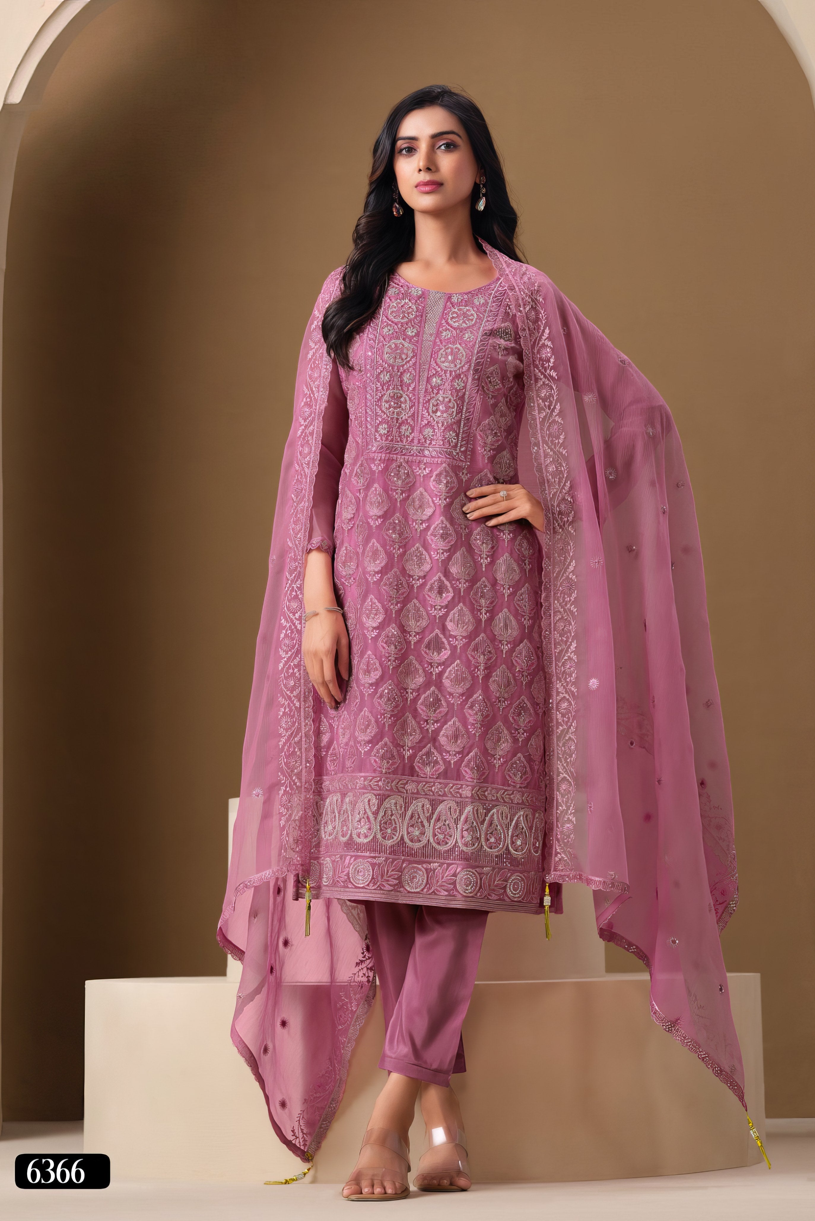 Swarovski Aura Embroidred Pakistani suit LXPK0009