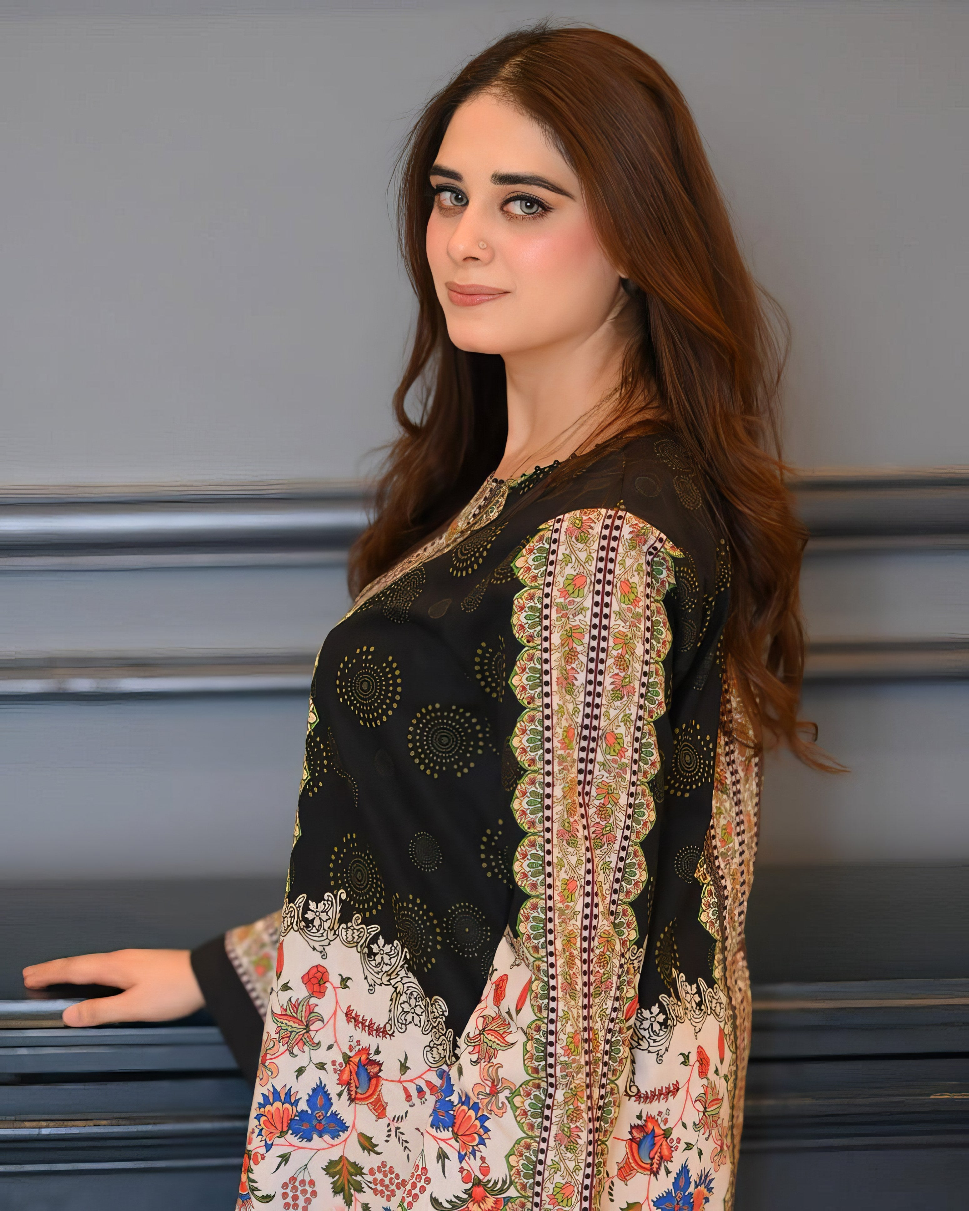 Natural Crepe Digital Printed CO'ORD SET CD0021