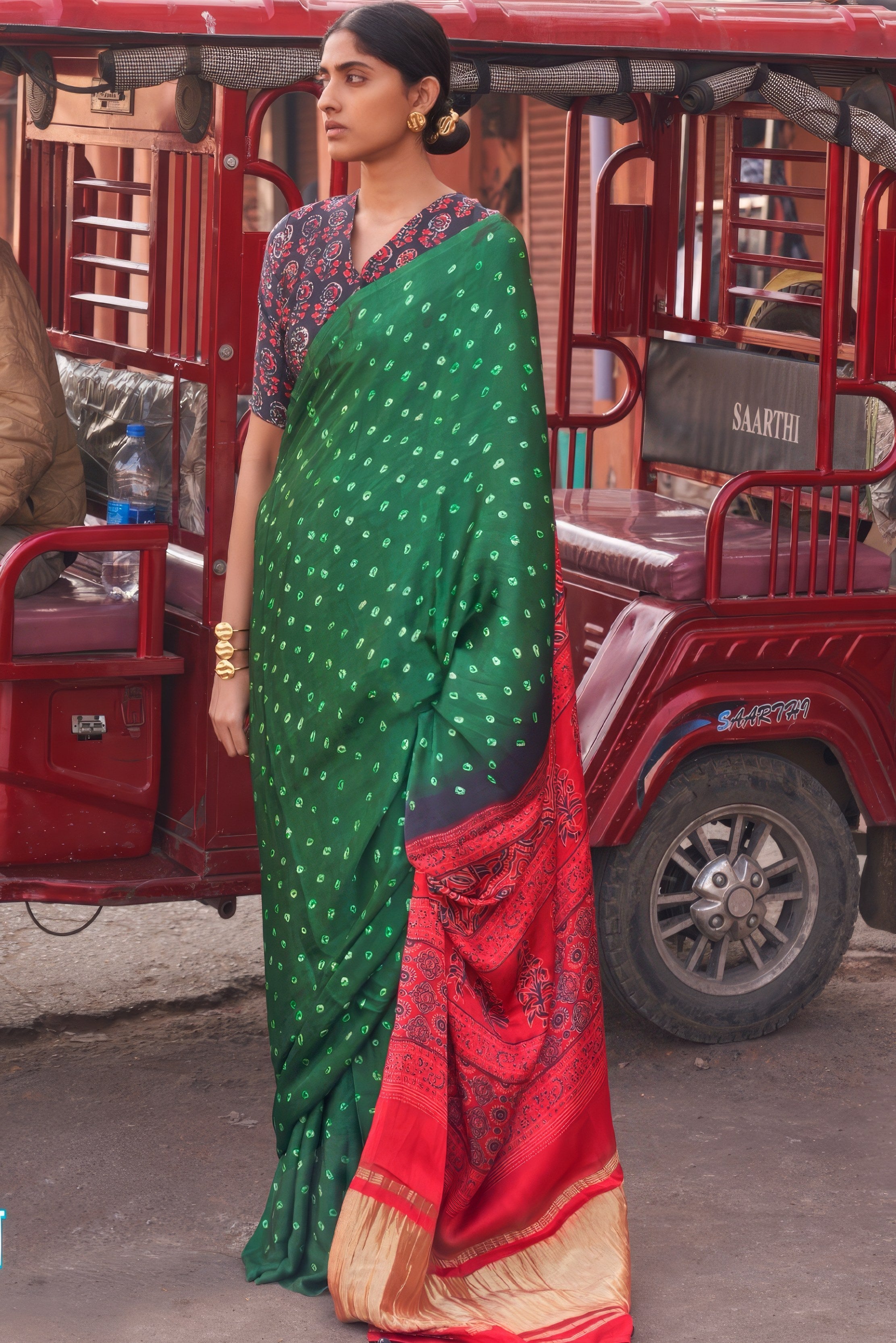 Gajji Lagdi Patta Saree LXSE0036