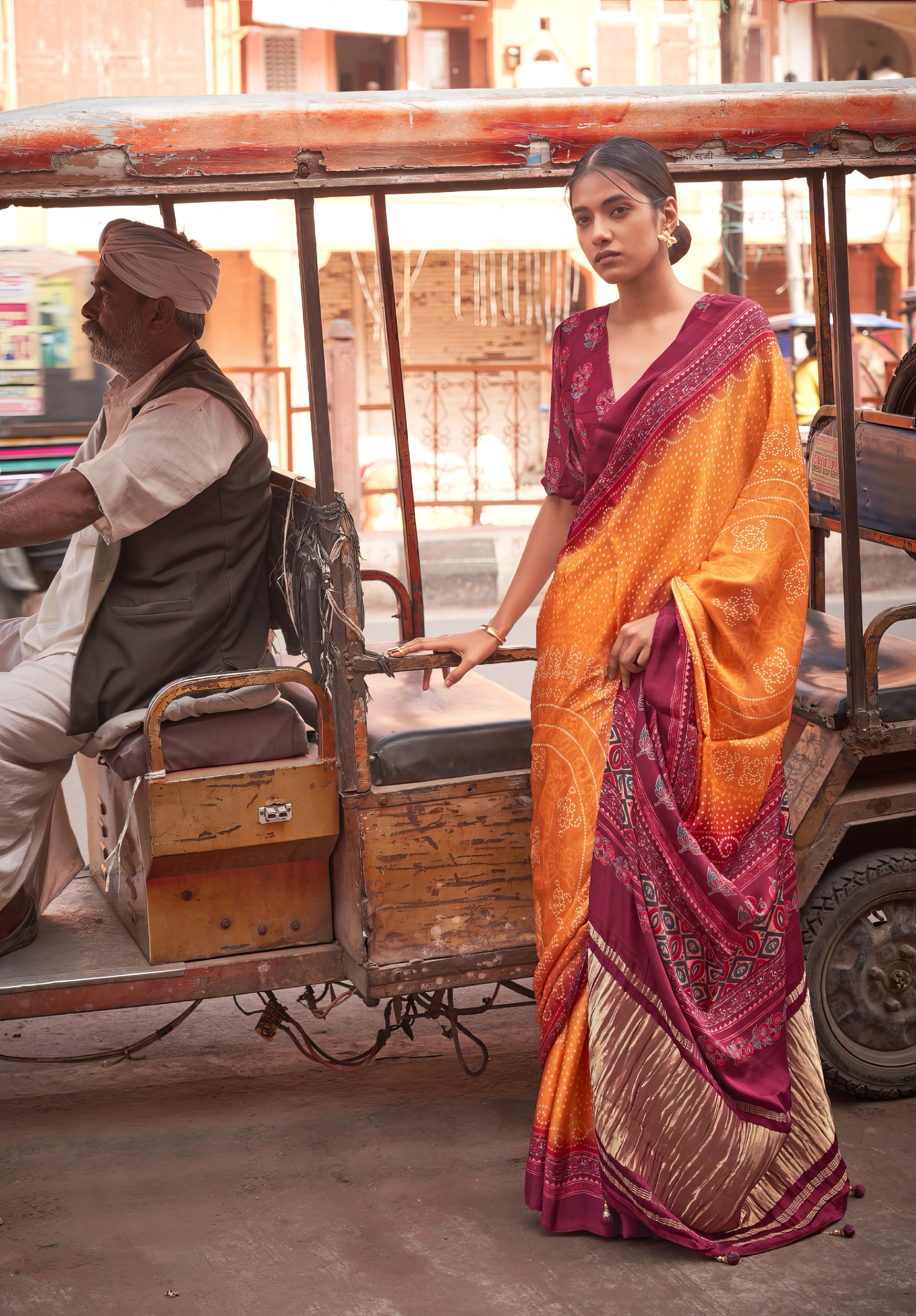 Gajji Lagdi Patta Saree LXSE0036