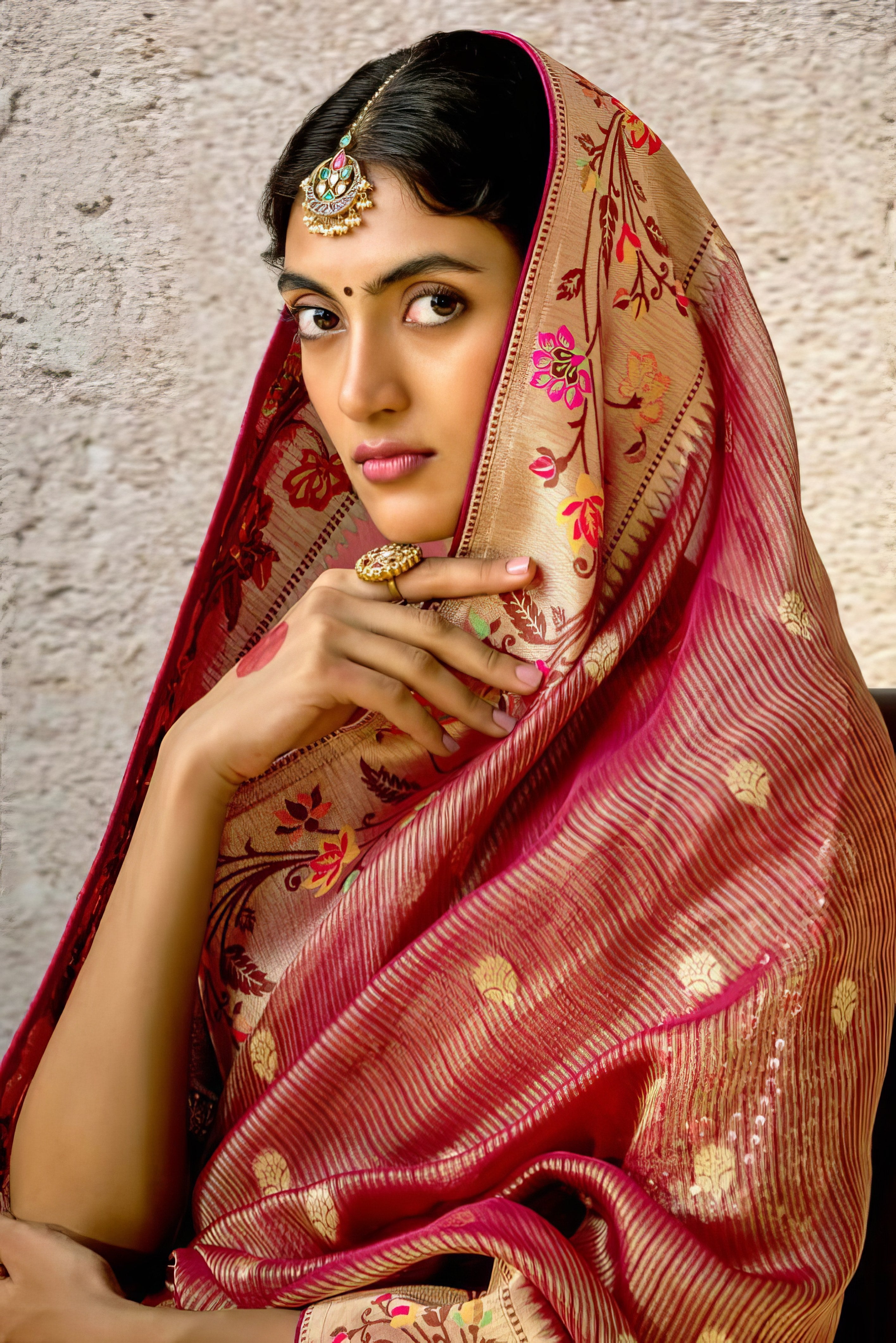 Kora Banarasi Art Silk Saree LXSE00055