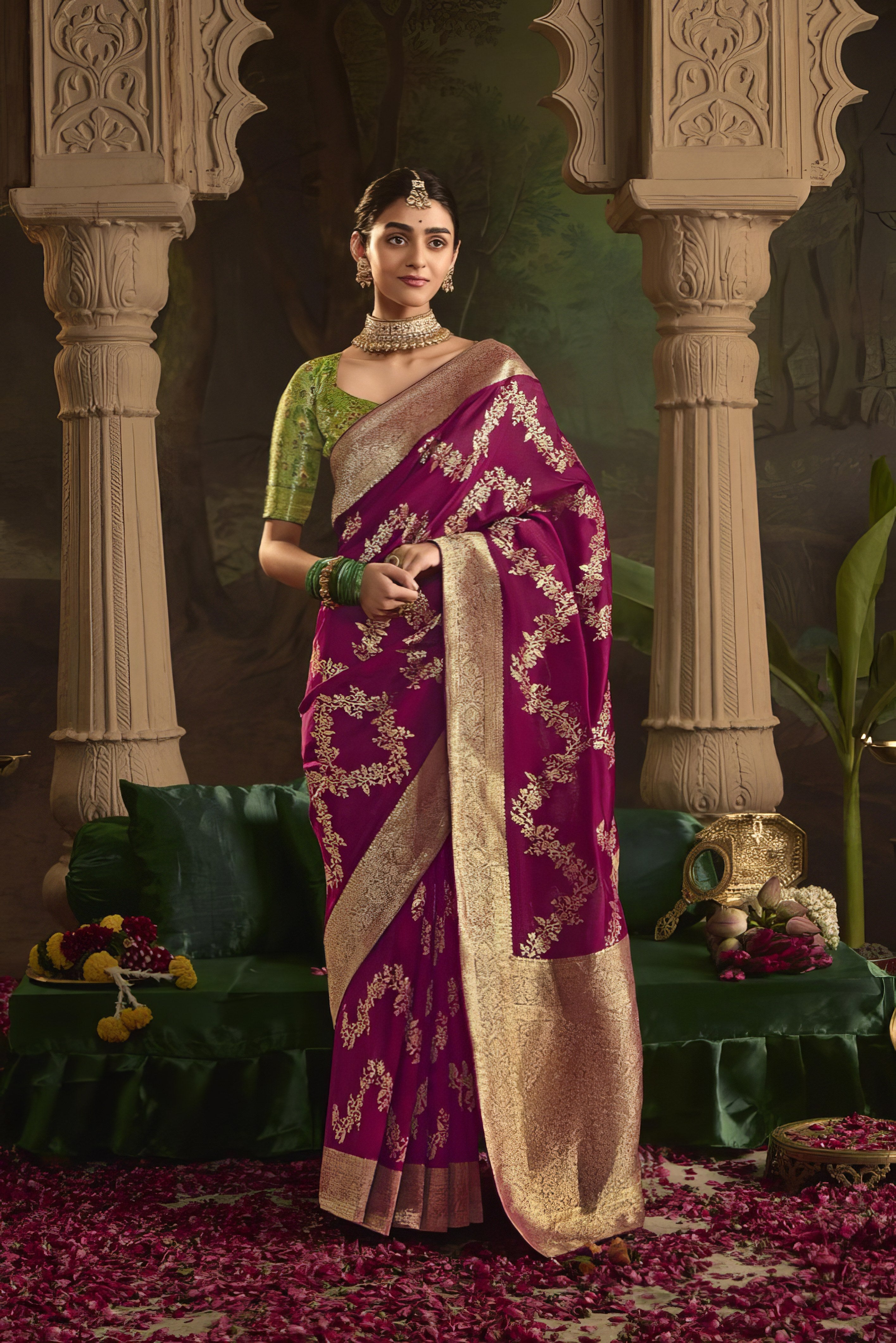 Sitara Kora Silky Saree LXSE0041