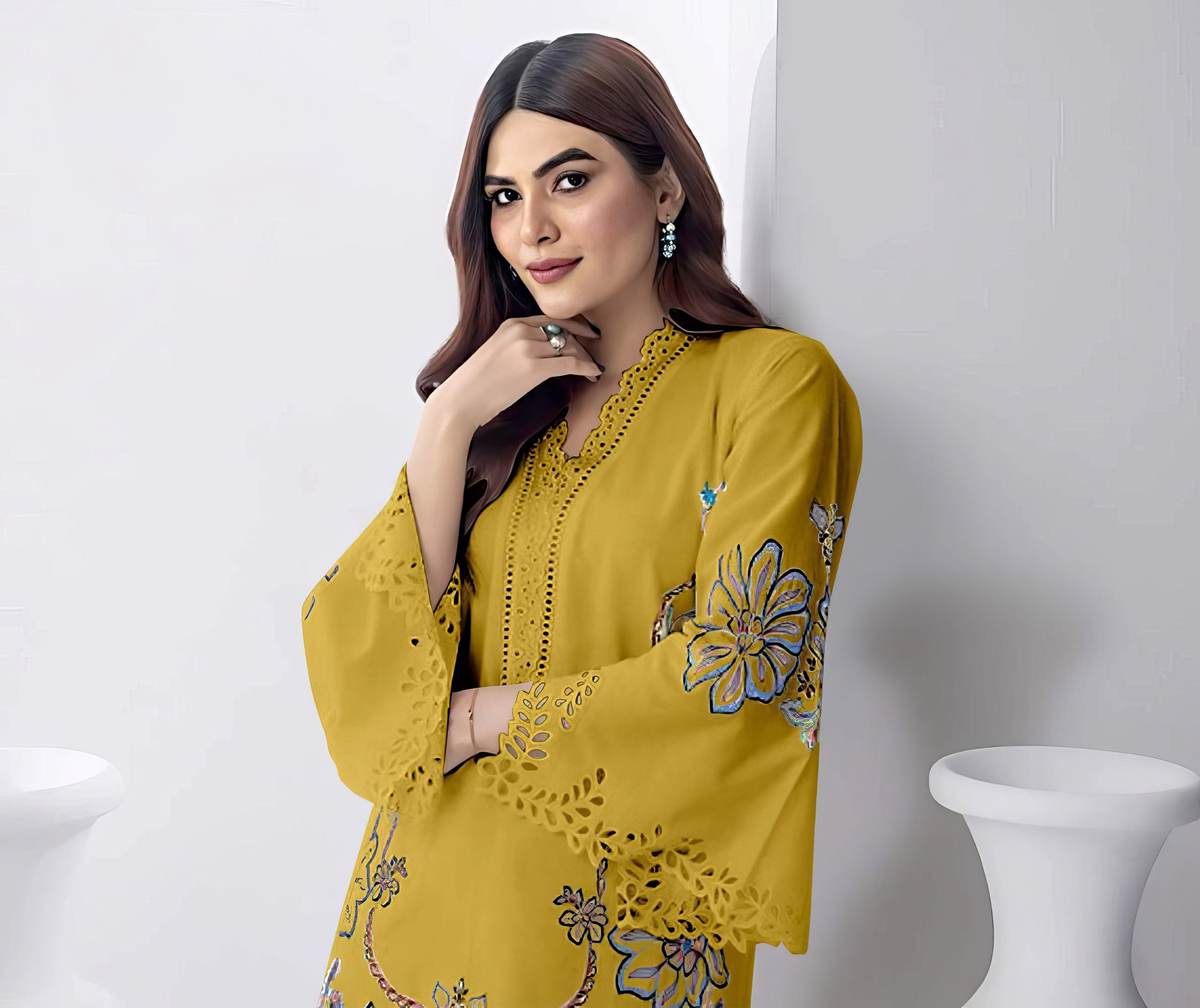 Graceful Floral Beauty Pakistani Suit LXPK0054