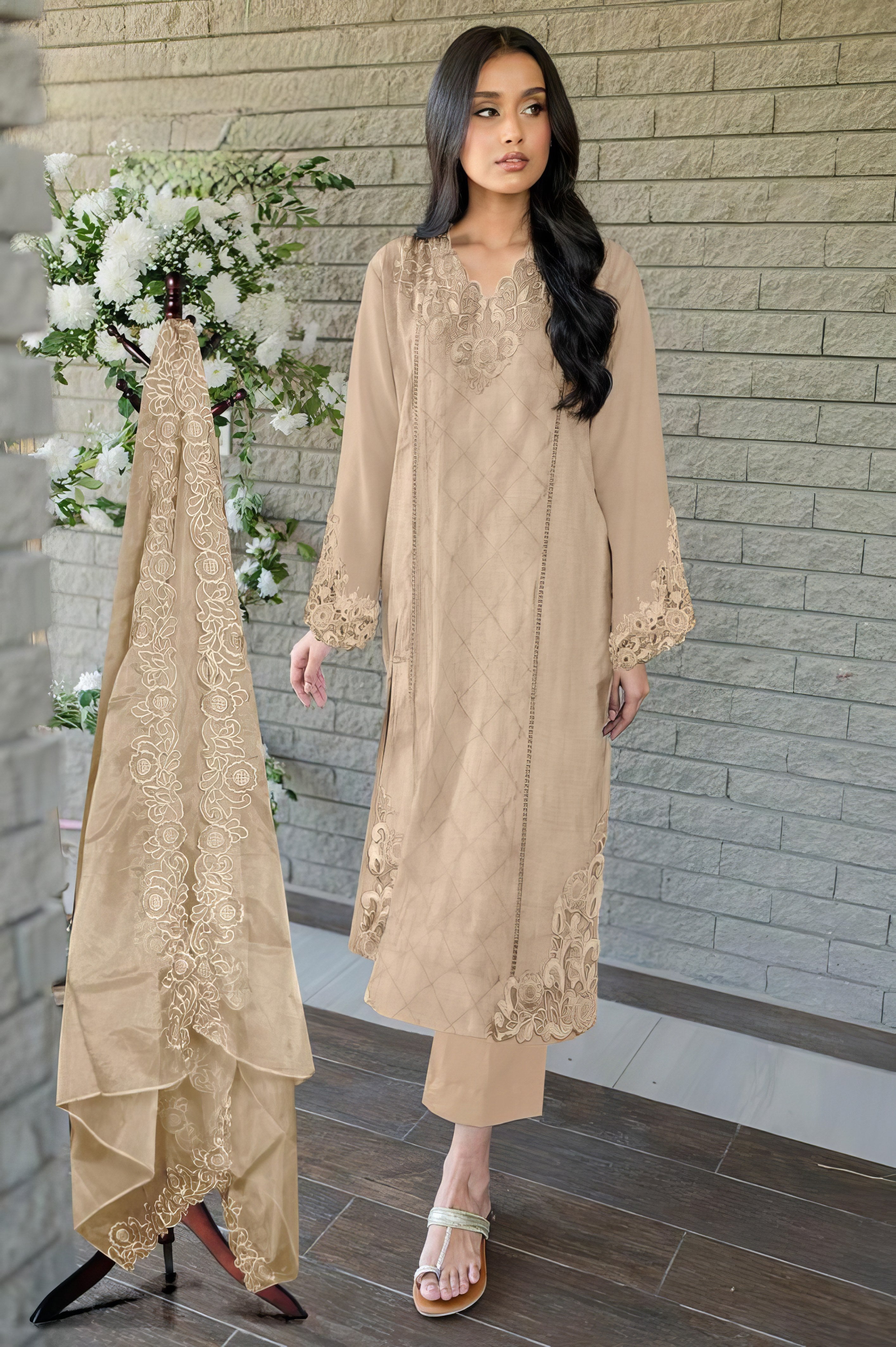 Velour Grace Embroidered Pakistani Suit LXPK0062
