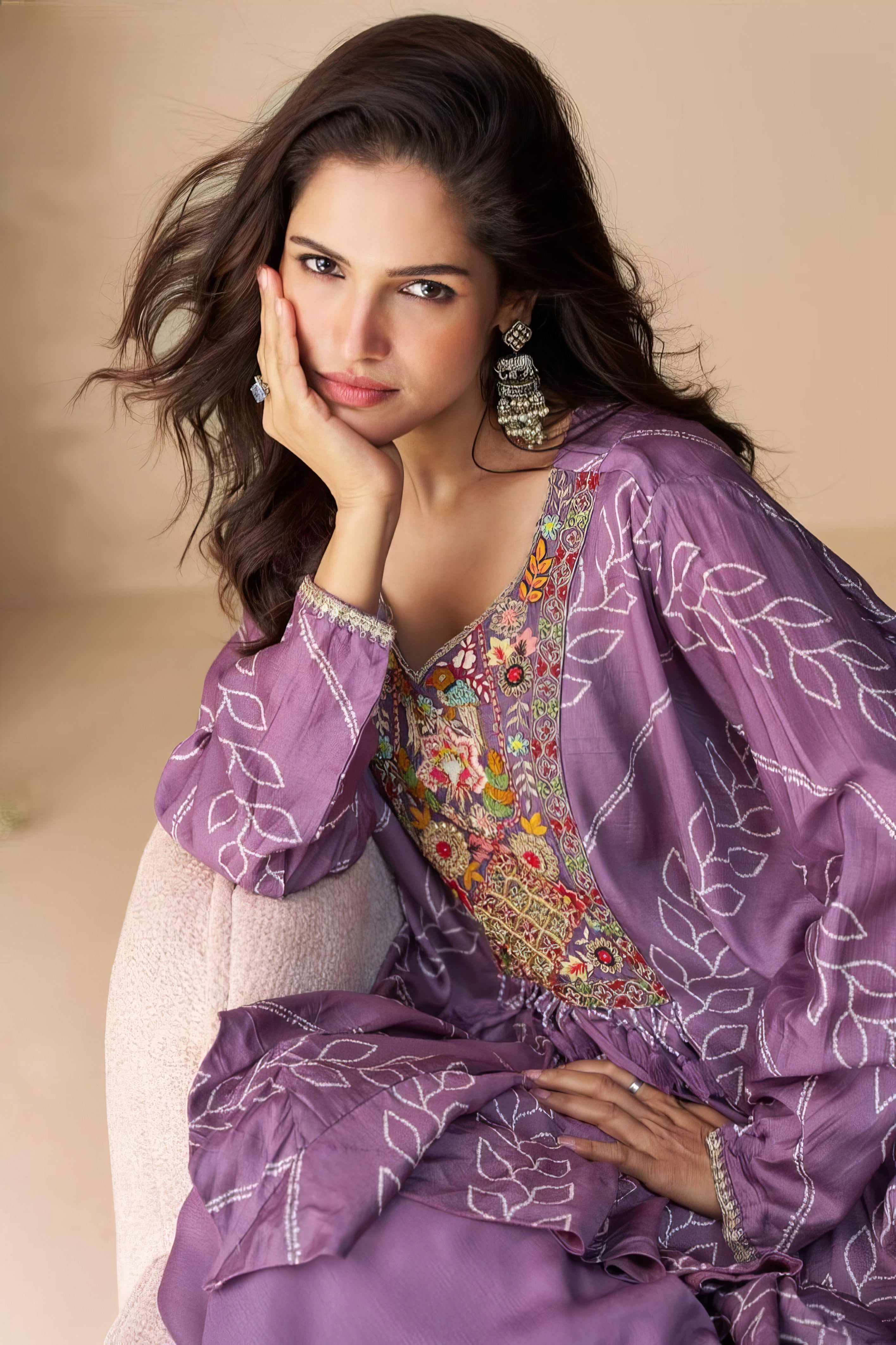 Zeenat Lavender Sharara LXSR0074