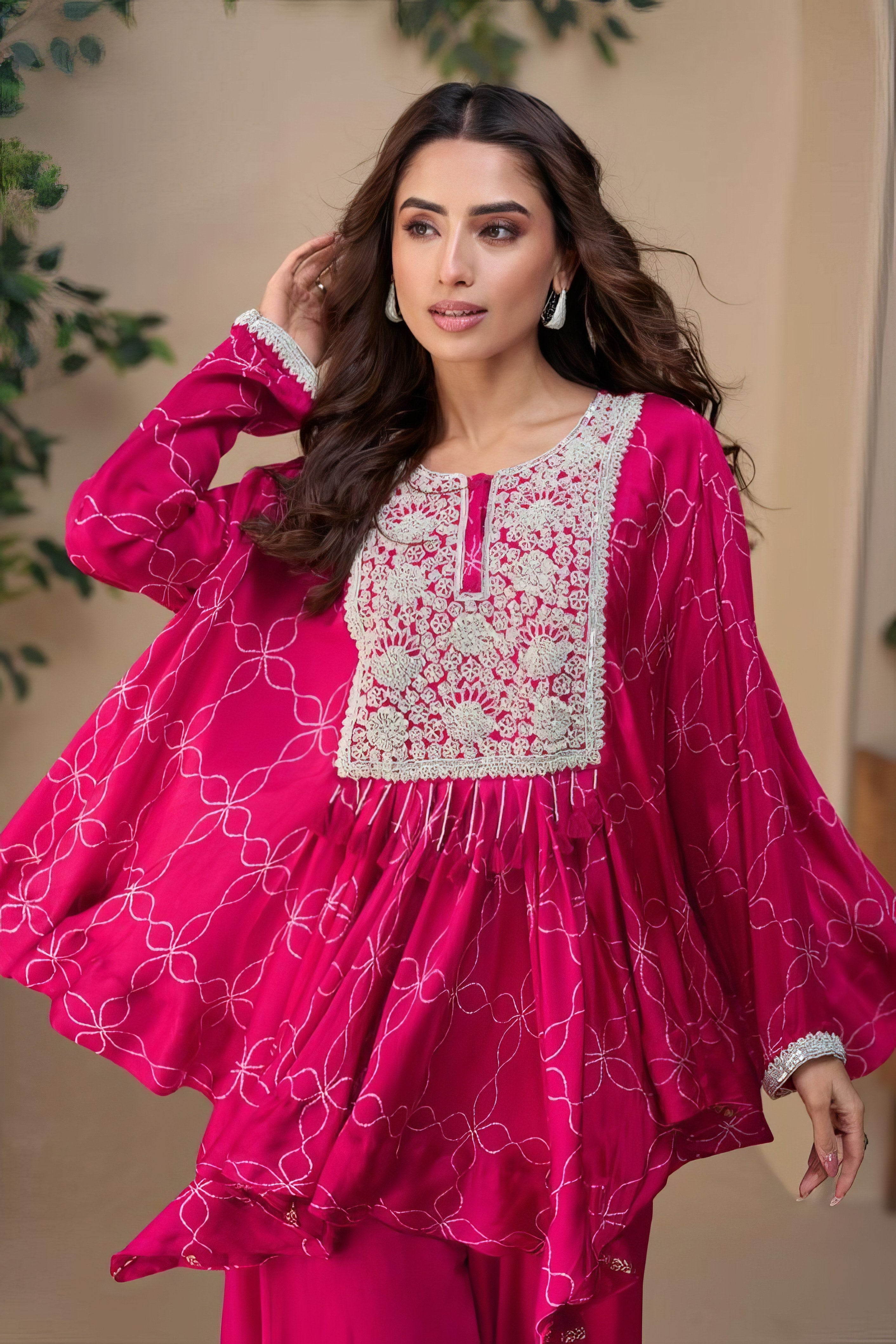 Gulaabo Poncho Sharara Suit LXSR0070