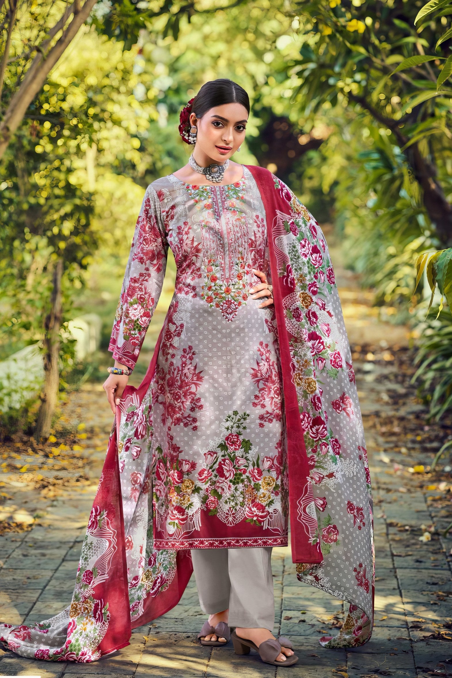 Aarvi Cotton Charming Suit EAST0040