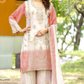 Two Tone Designer Sharara LXSR0077