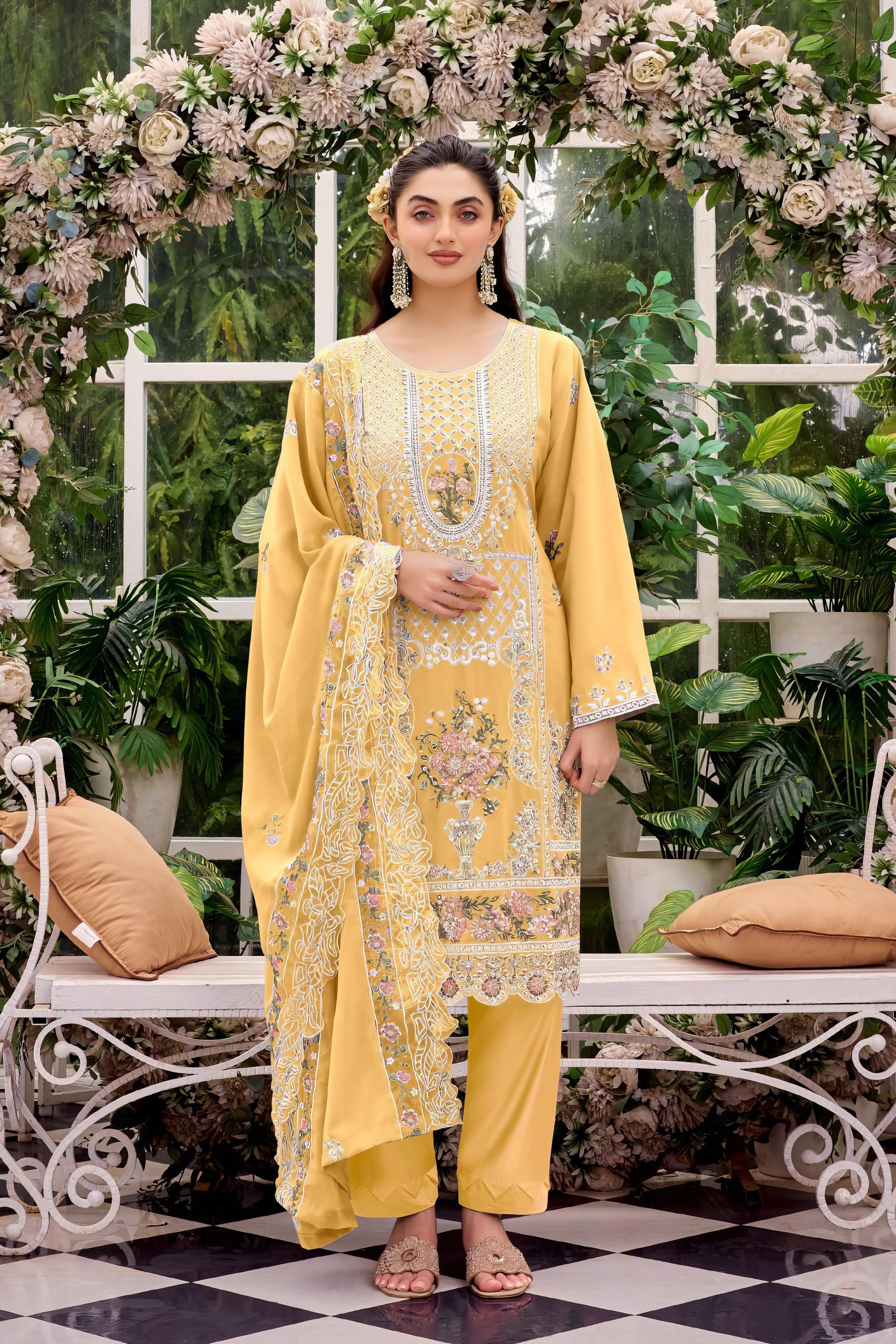 Chiffon Fab Premium Pakistani Suit LXPK0096