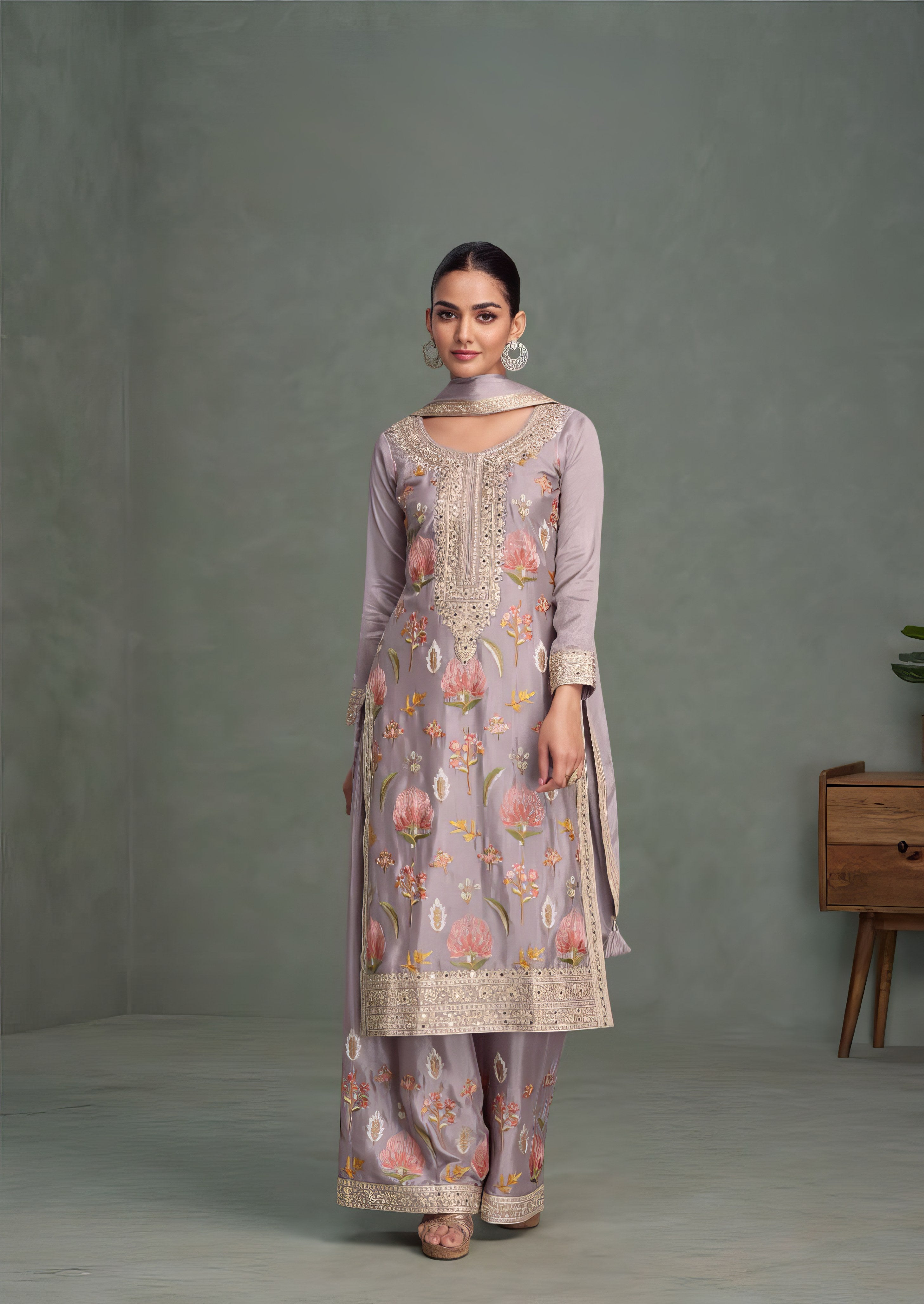 Embroidered Premium Sharara Suit LXSR0081