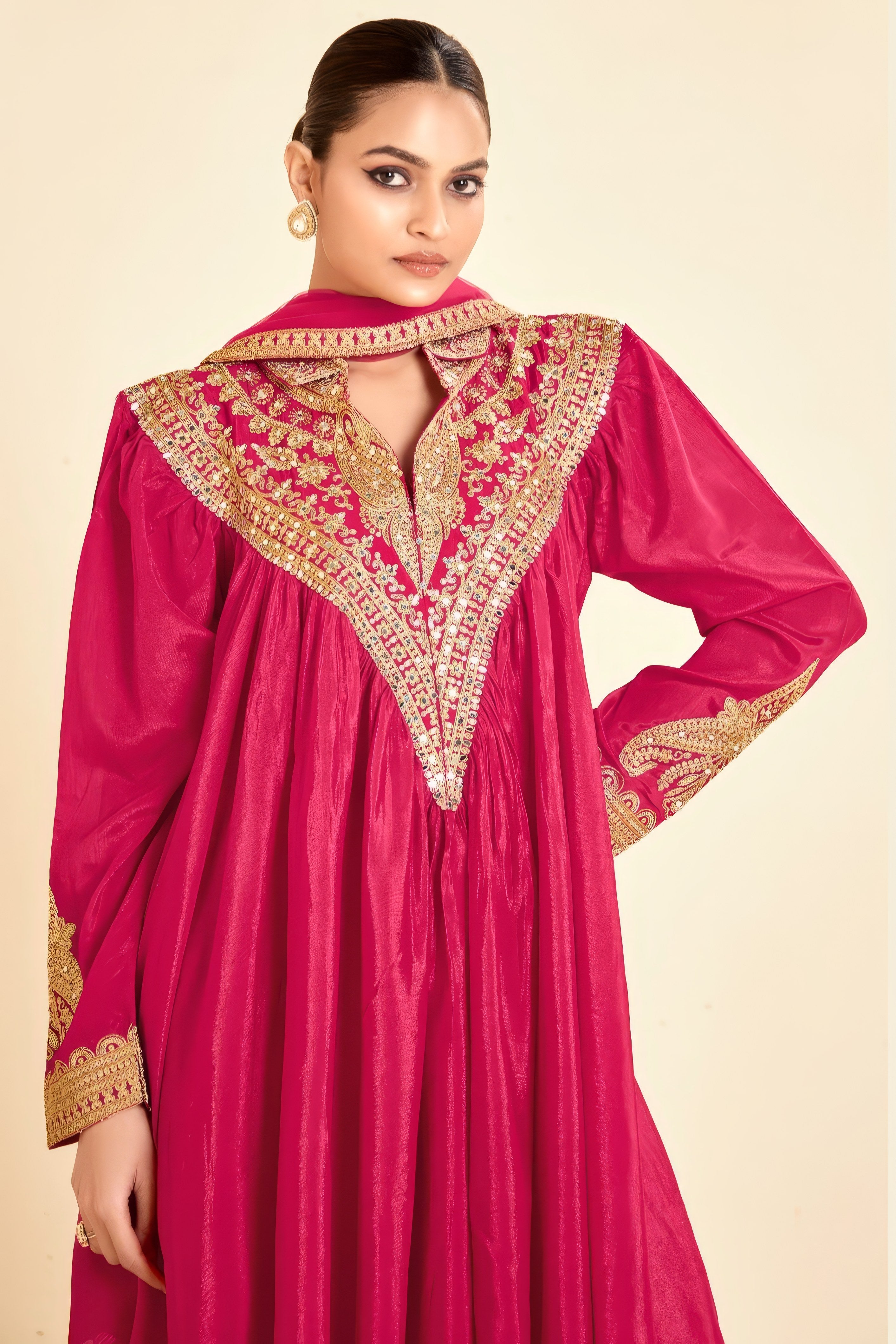 Zehra Digital Bloom Luxury Suit LXST0057