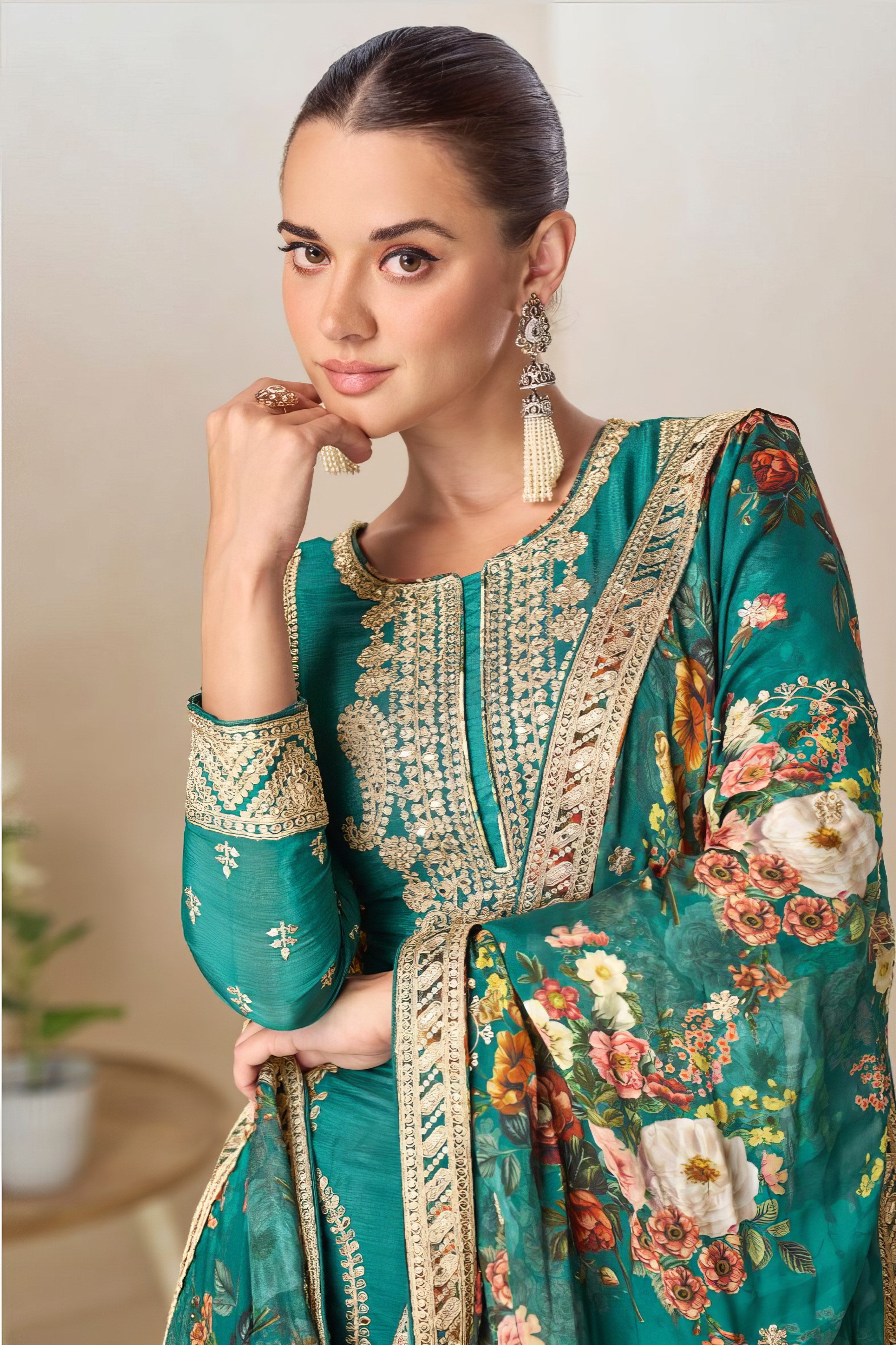 Chinon Charm Sharara Suit LXSR0091