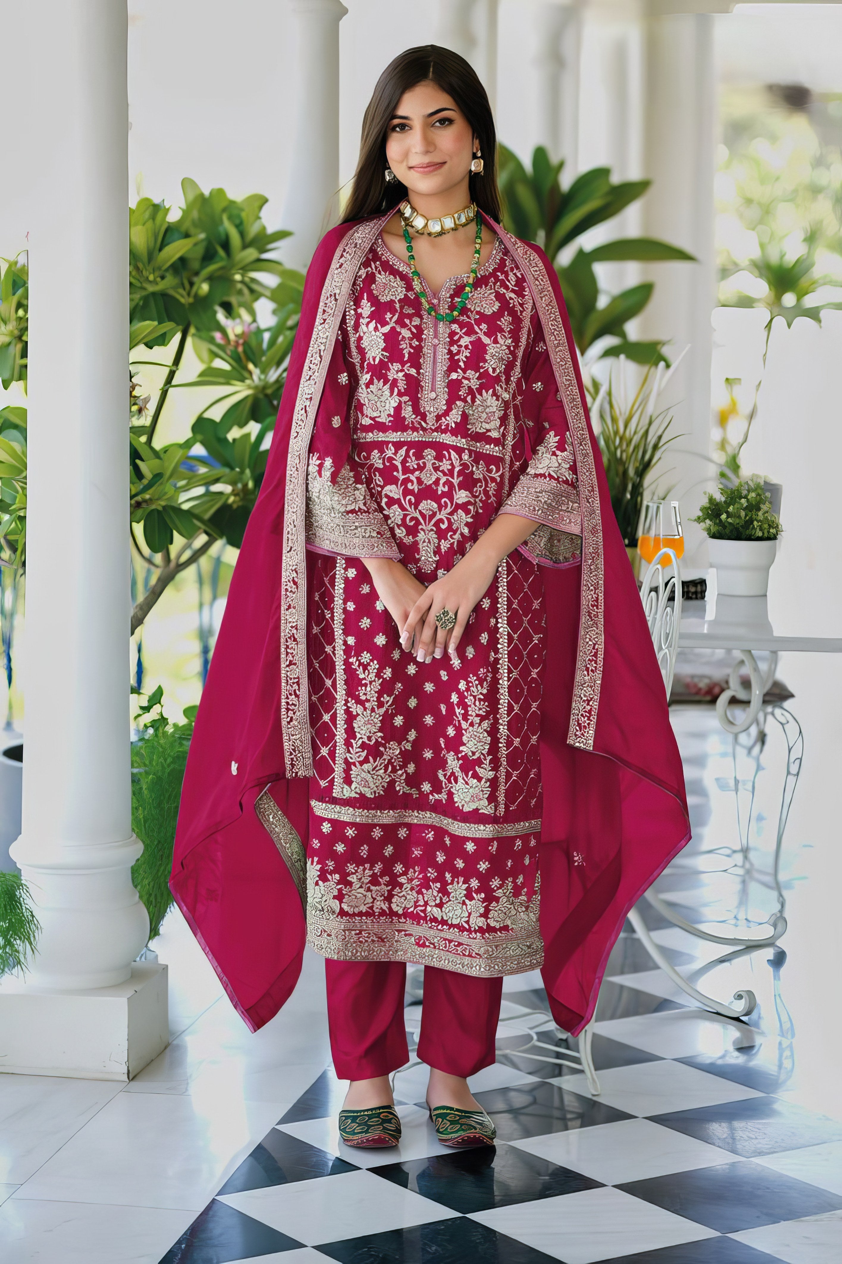 Full Embroidred Pakistani Suit LXPK0088
