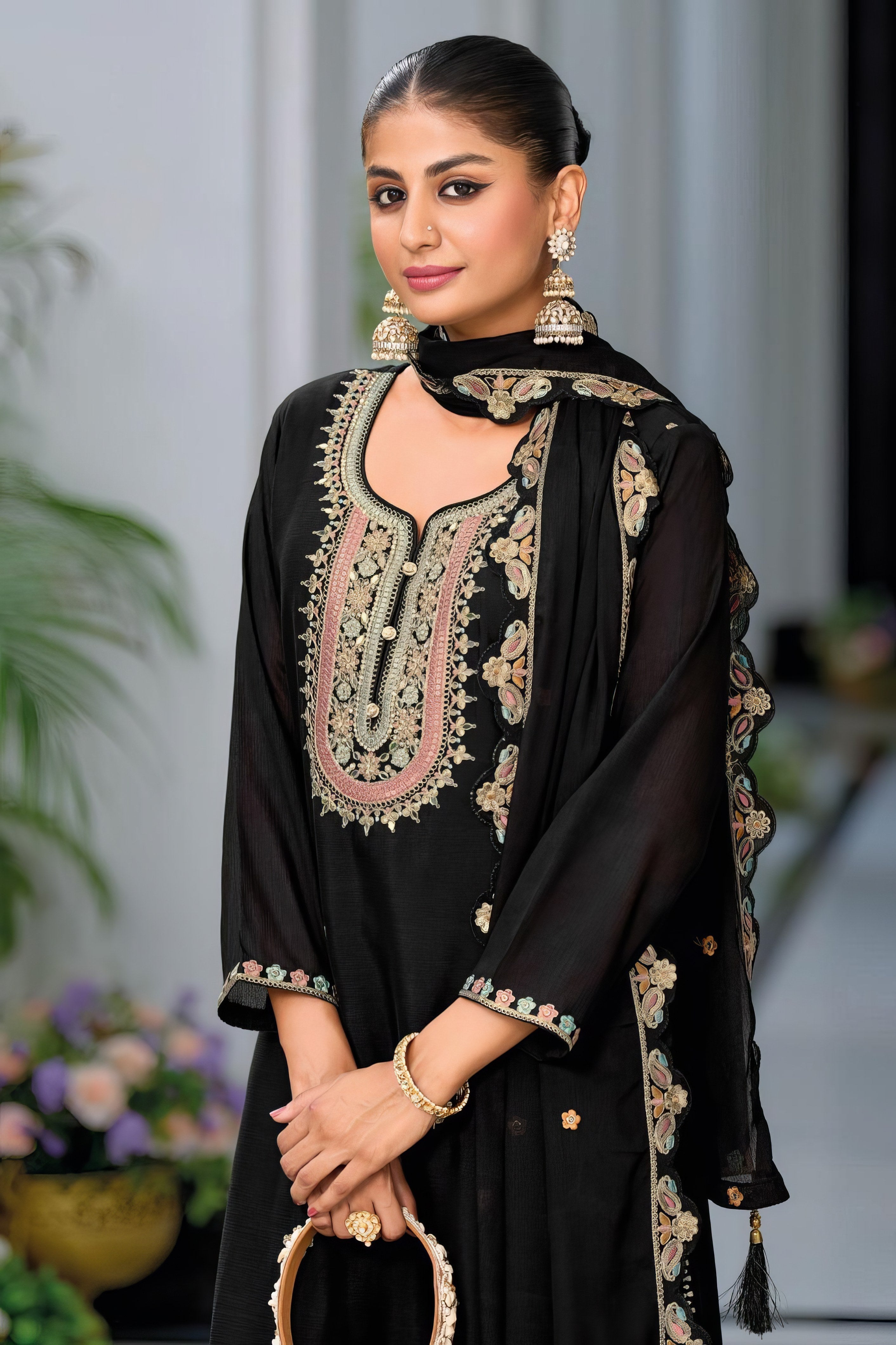 Embroidered Elegance Sharara LXSR0094