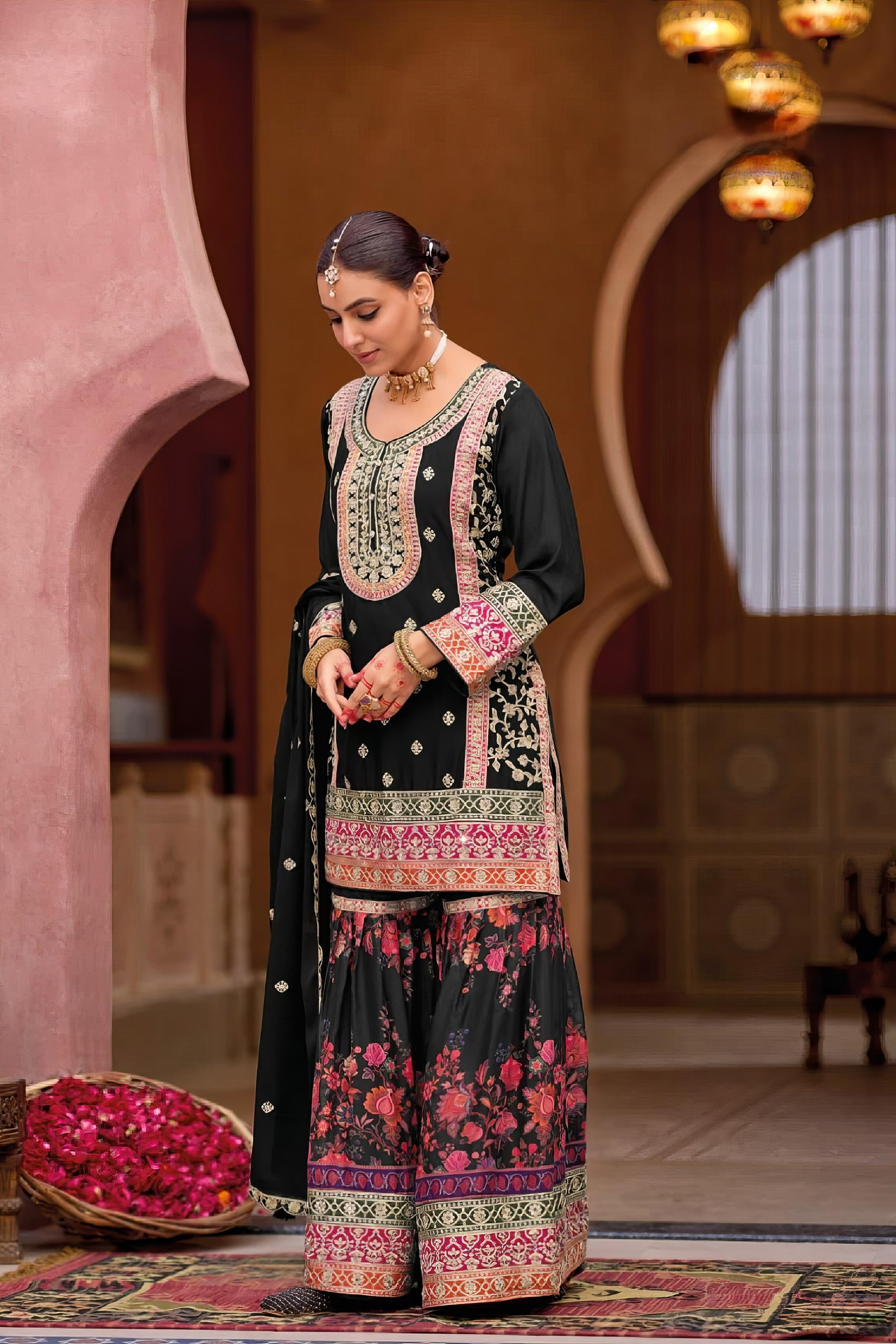 Fabeha Elegance Sharara LXSR0095
