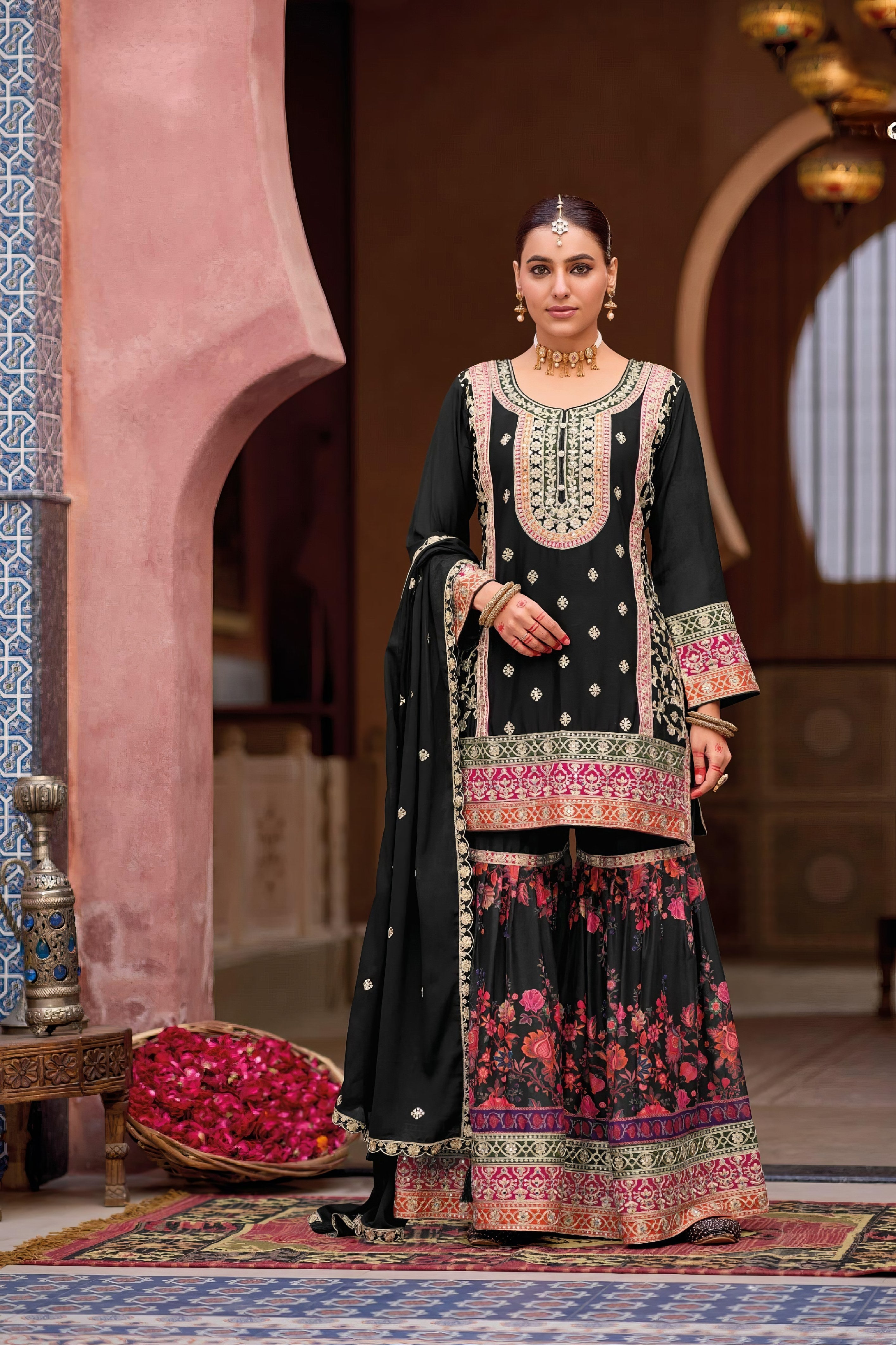 Fabeha Elegance Sharara LXSR0095