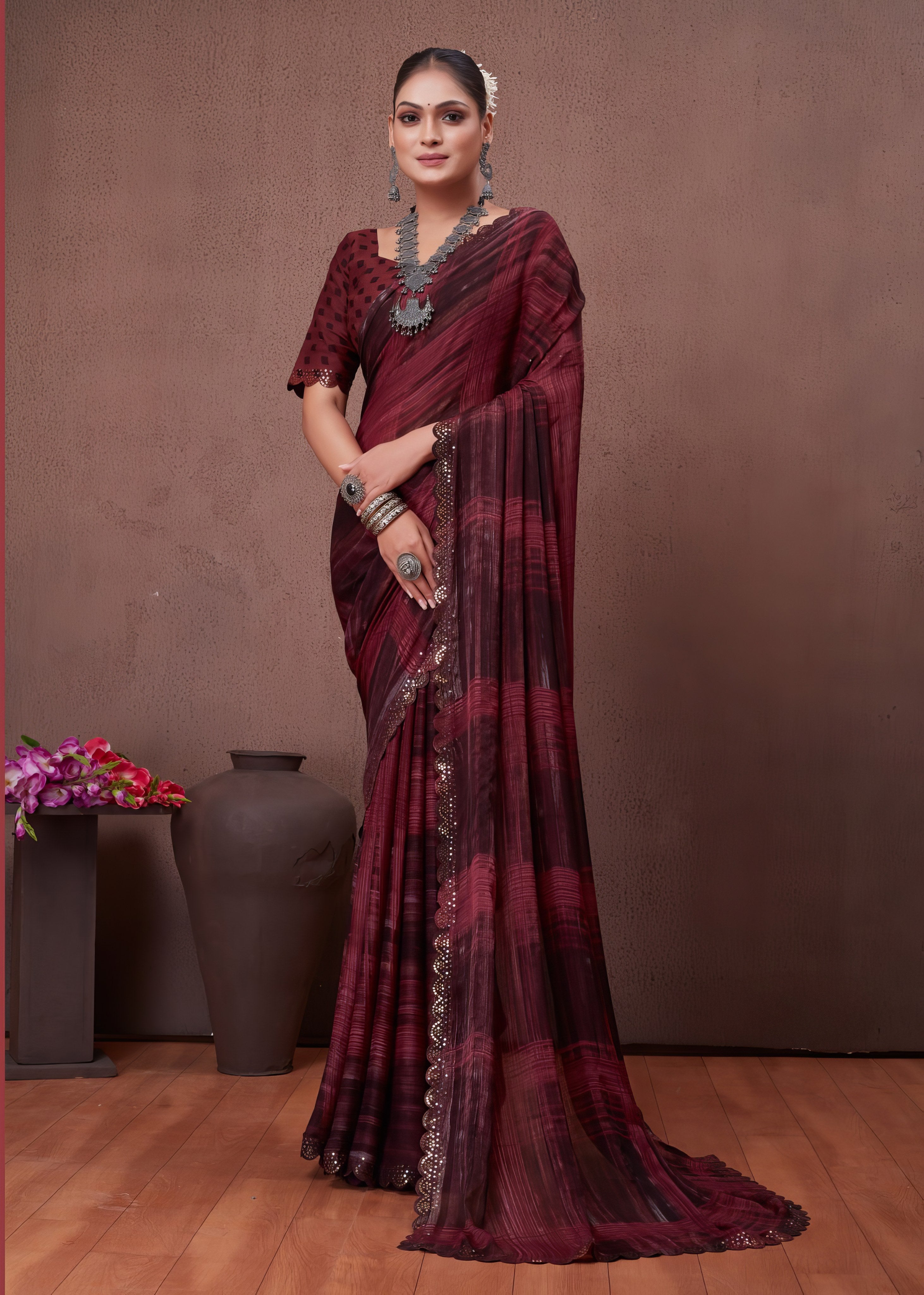 Premium Banarasi style Saree LXSE0070